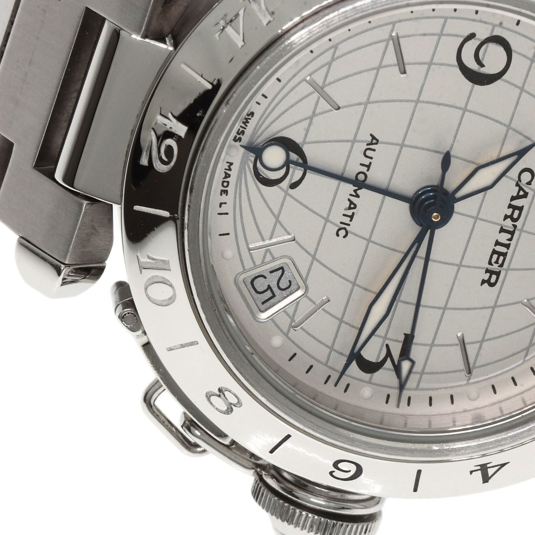 Boys CARTIER Pasha C Meridian Watches W31078M7 Stainless Steel/ Stainless Steel - 14