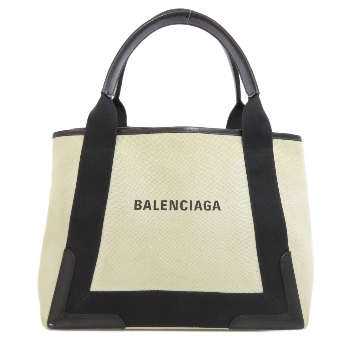 Canvas BALENCIAGA 339933 NAVY CABAS Handbag (1 of 20)