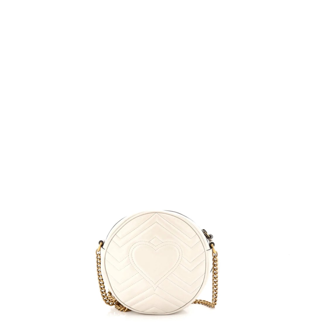 Mini Gucci GG Marmont Round Shoulder Bag Matelasse Leather - 3