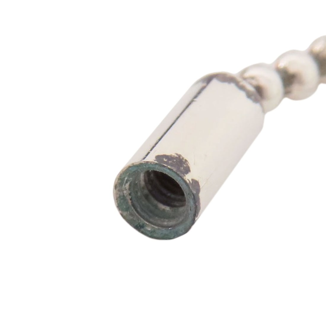 Silver GUCCI Ball Chain Logo Bracelet - 8