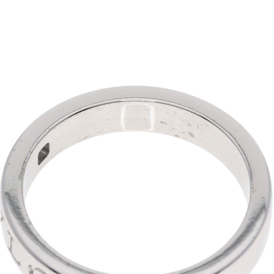 Gold BVLGARI Double logo Diamond Ring K18 White - 6