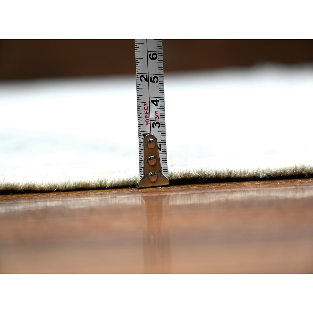 Rug 8'x9'5" Voyage Gray Hand Knotted Afghan Angora Oushak Wool Oriental - 11