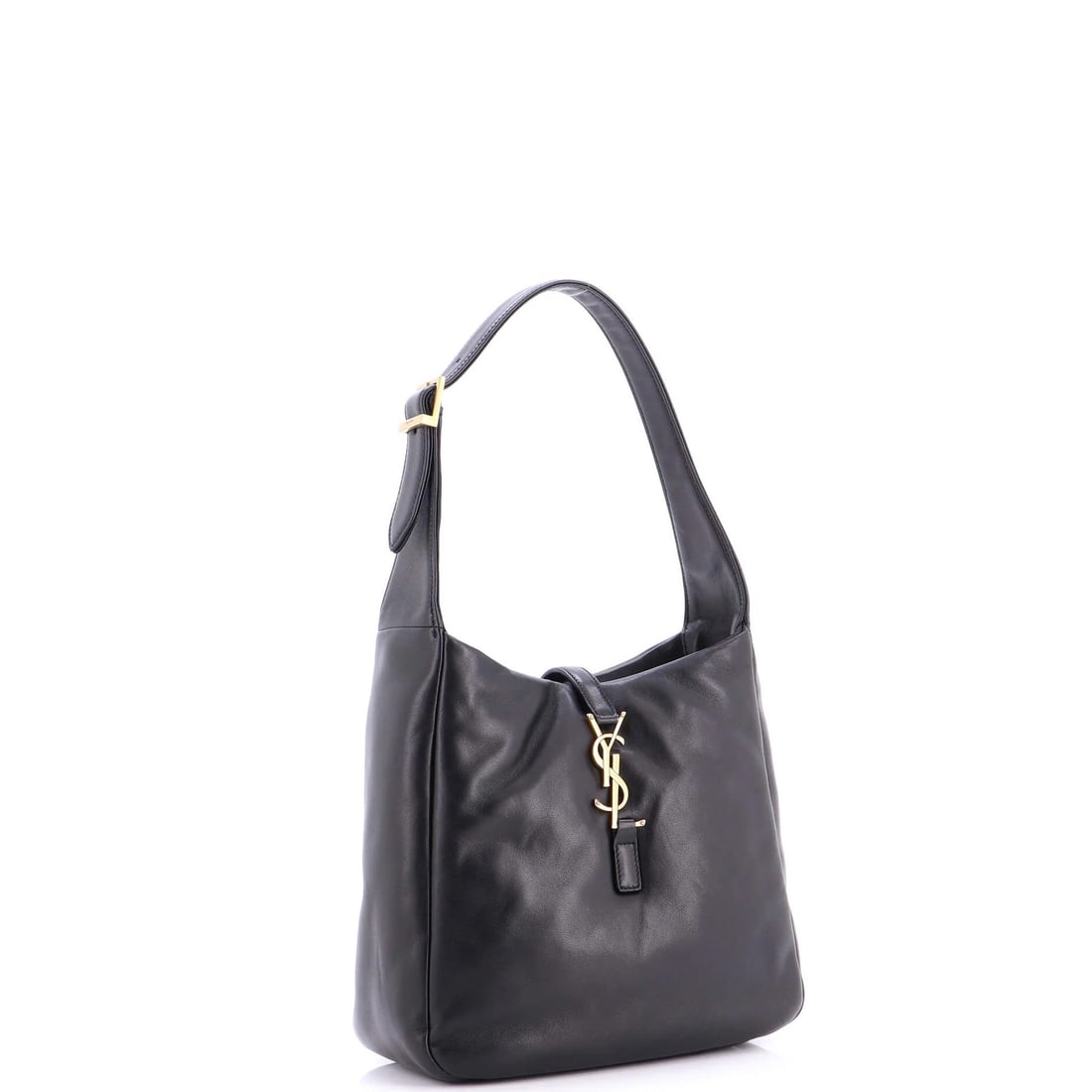 Small Saint Laurent Le 5 a 7 Supple Hobo Leather - 2