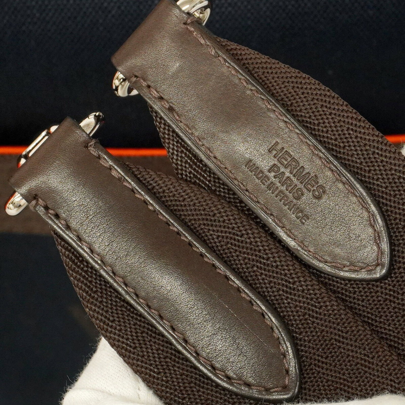 Canvas Hermes Tote Bag - 5