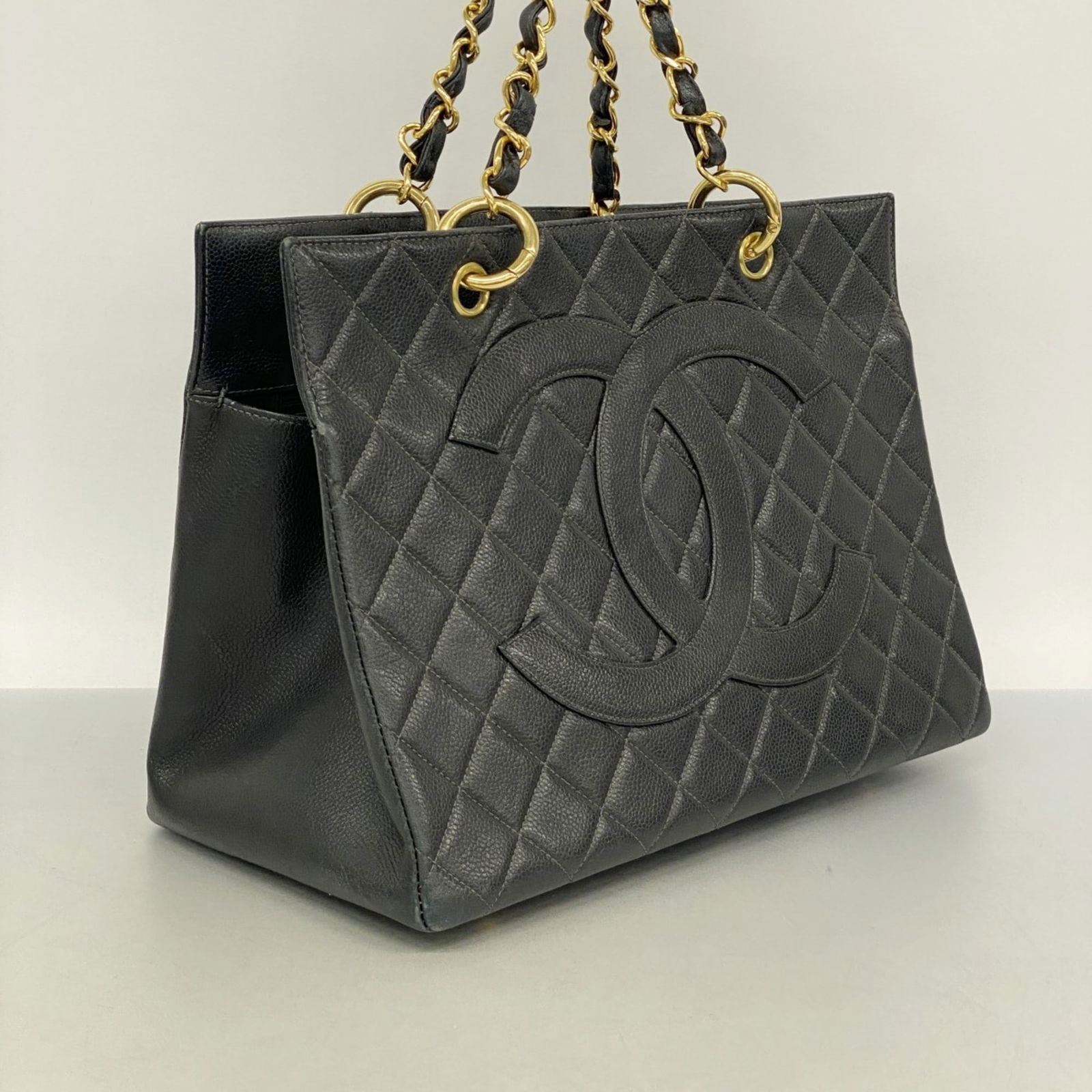 Calfskin Chanel Tote Bag Grained - 2