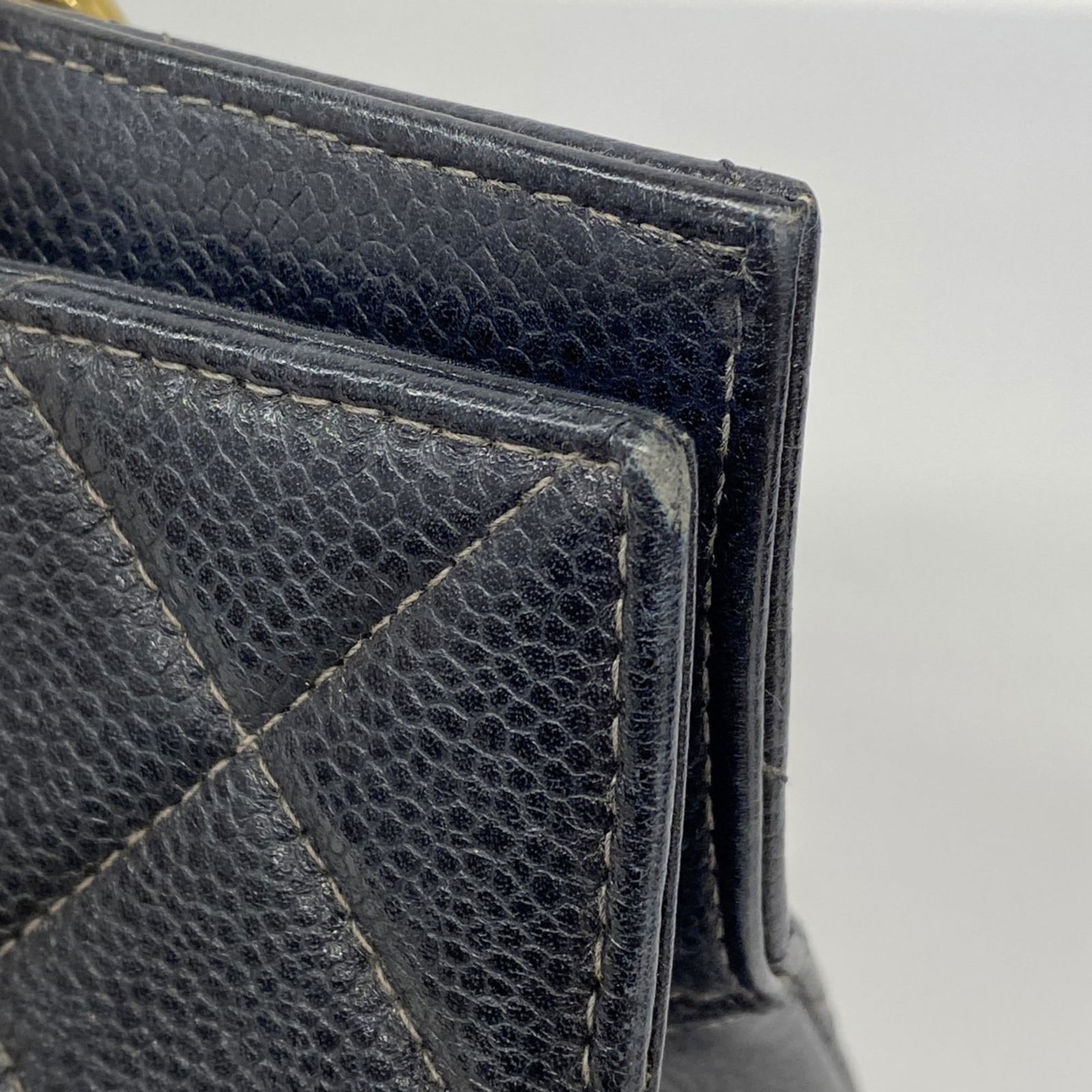 Calfskin Chanel Tote Bag Grained - 6