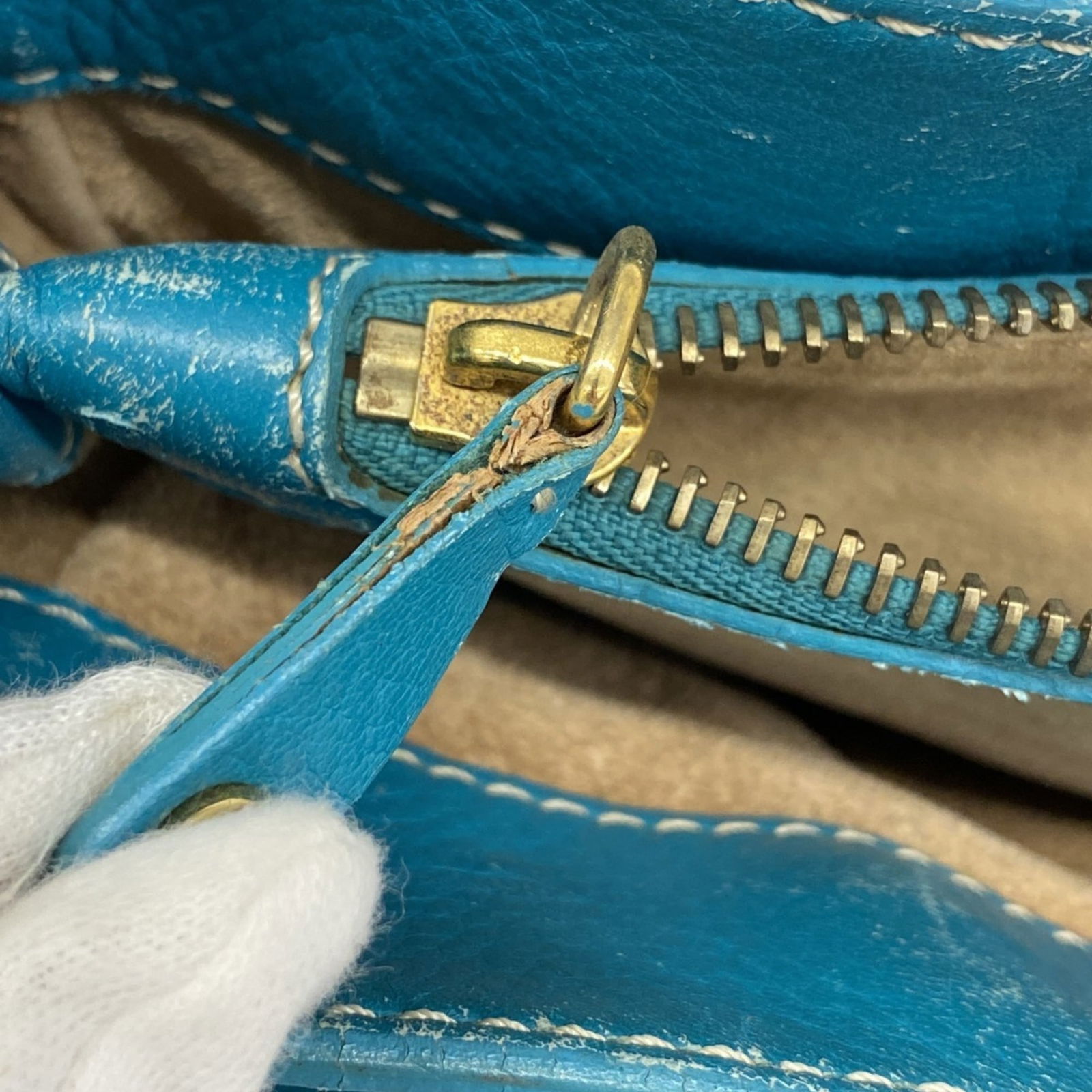 Leather Celine Handbag - 10