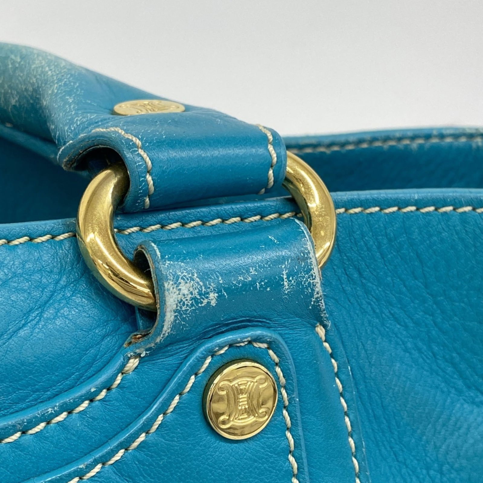 Leather Celine Handbag - 11