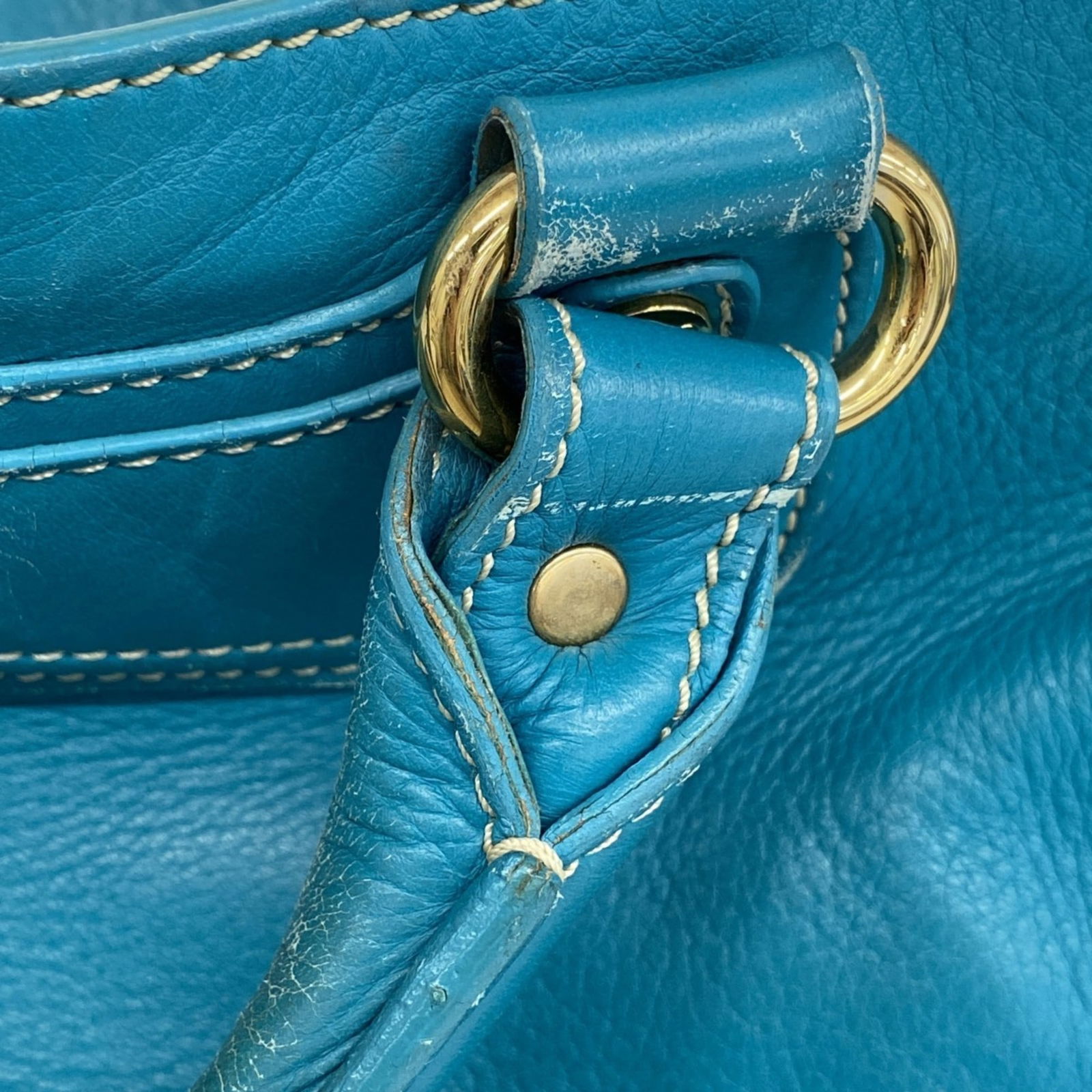 Leather Celine Handbag - 16