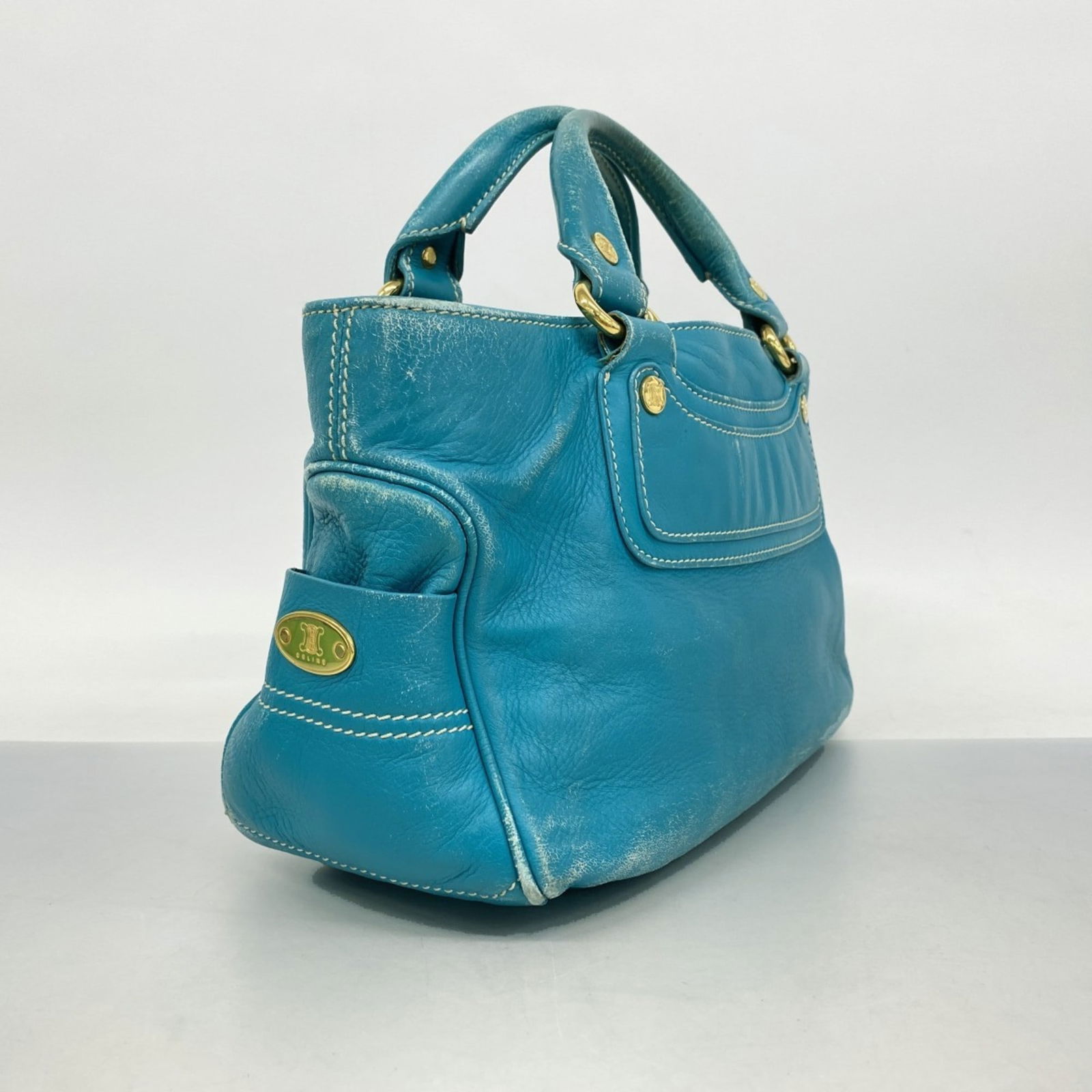 Leather Celine Handbag - 2