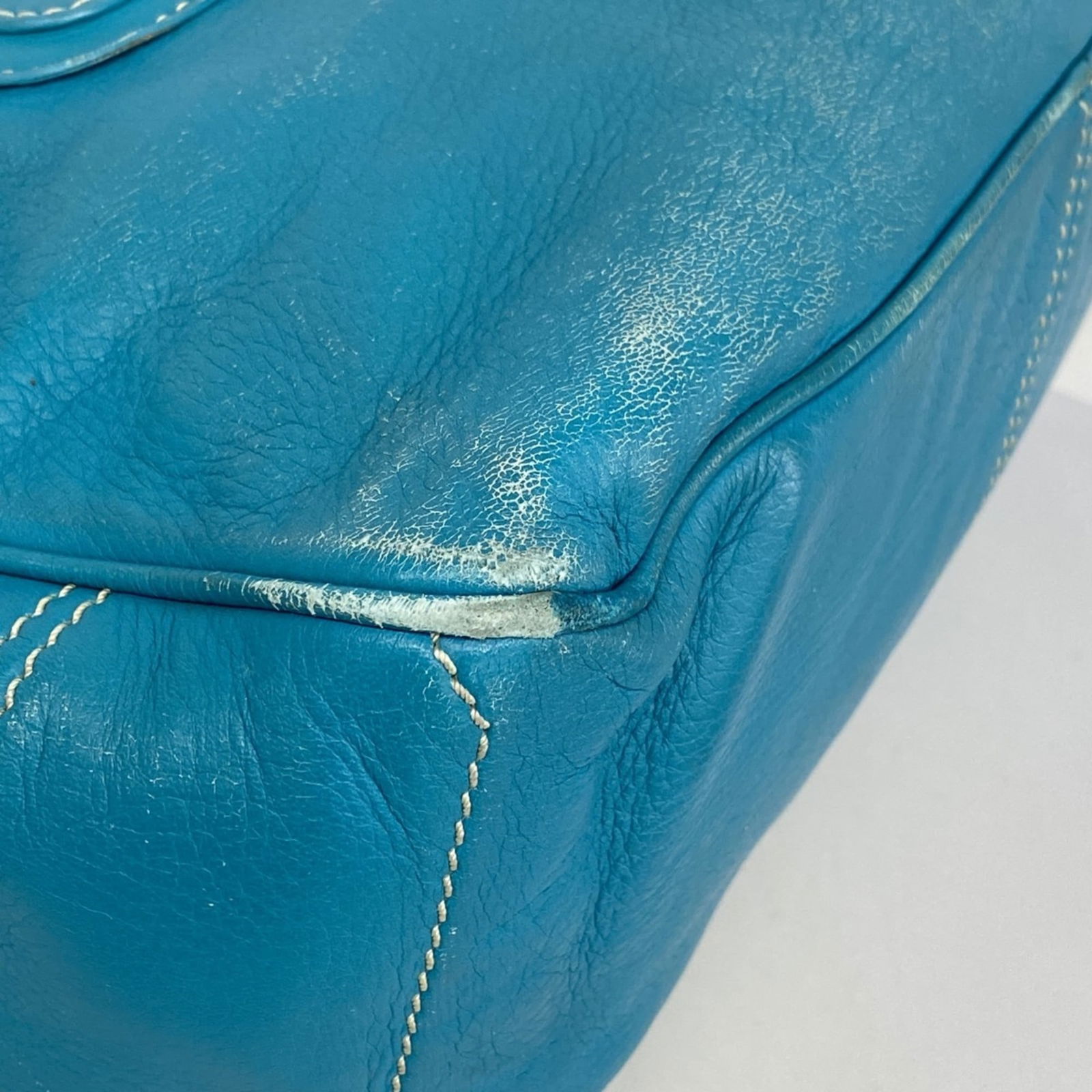 Leather Celine Handbag - 7