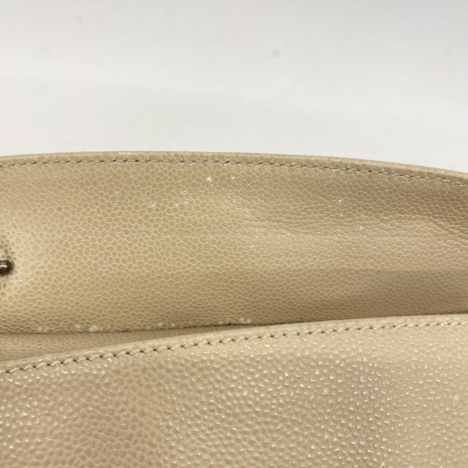 Calfskin Chanel Shoulder Bag Grained - 12