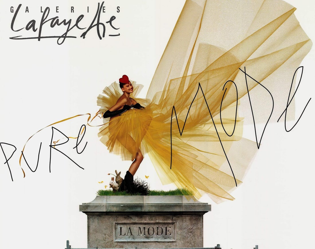 Pure Mode 69" x 46.75" Offset Lithograph 20 - JEAN-PAUL GOUDE Galeries Lafayette - 2