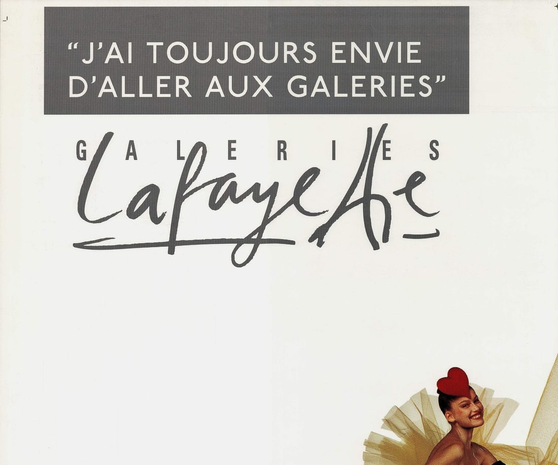 Pure Mode 69" x 46.75" Offset Lithograph 20 - JEAN-PAUL GOUDE Galeries Lafayette - 4