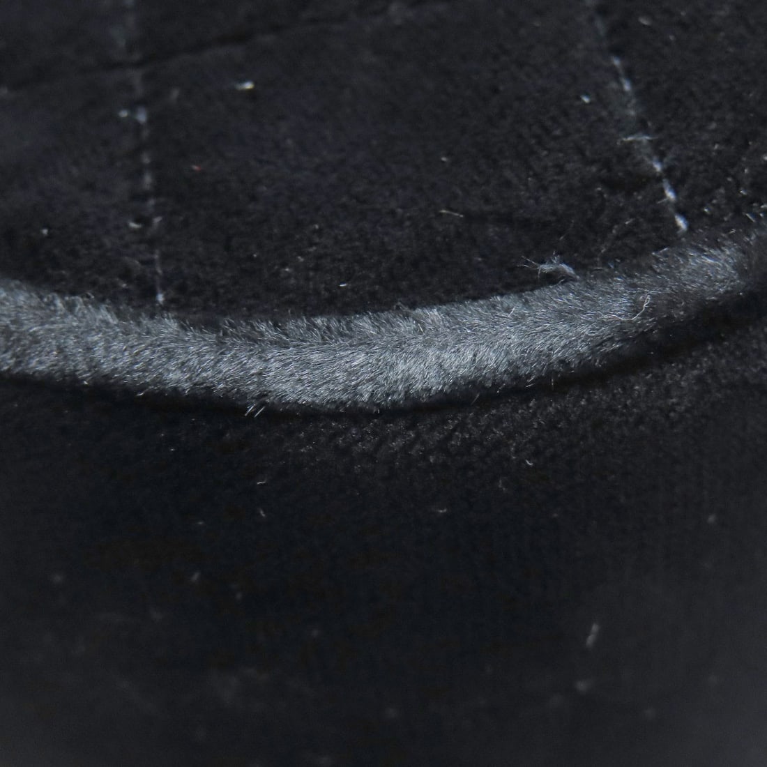 Velor CHANEL COCO Mark GoldHardware Shoulder Bag - 20