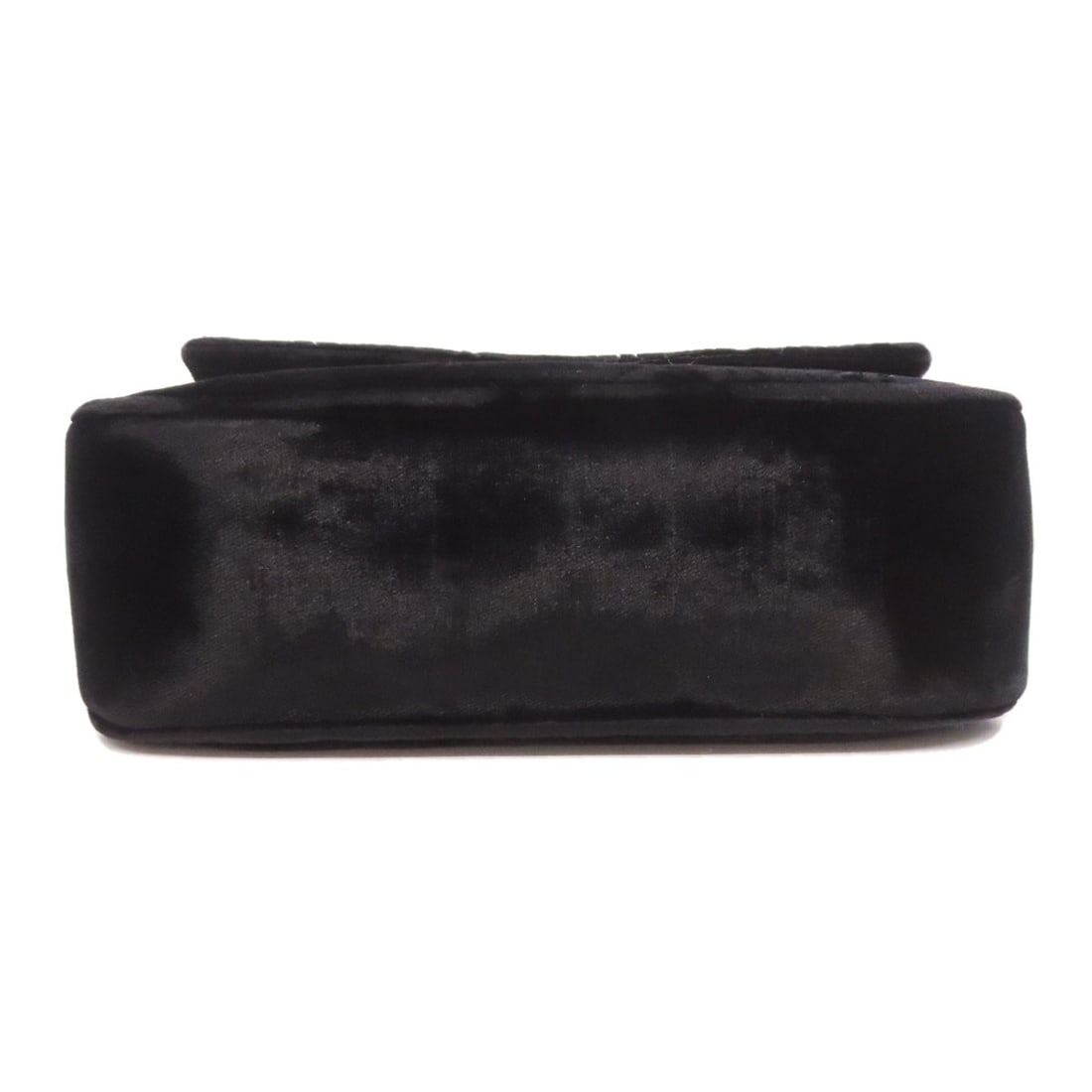 Velor CHANEL COCO Mark GoldHardware Shoulder Bag - 4