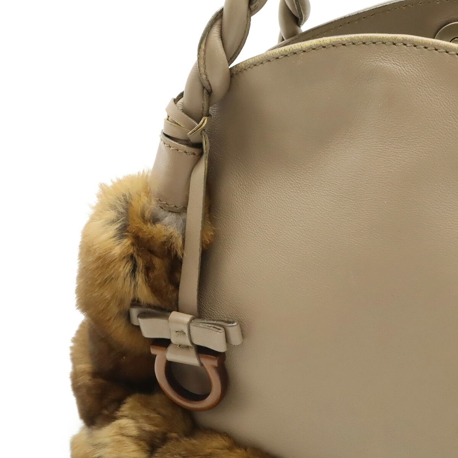 Leather Salvatore Ferragamo Handbag - 9