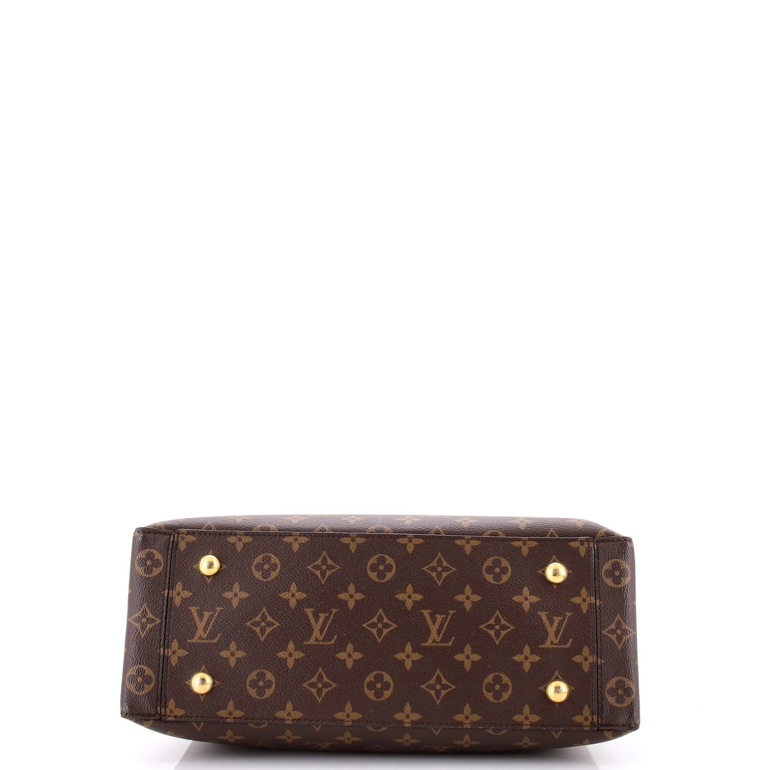 Leather Louis Vuitton Flower Tote Monogram Canvas with - 4