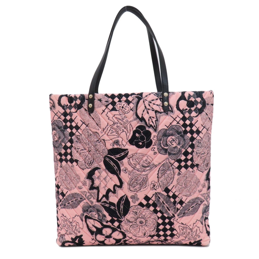 Cotton CHANEL Camellia ribbon tote Bag - 2