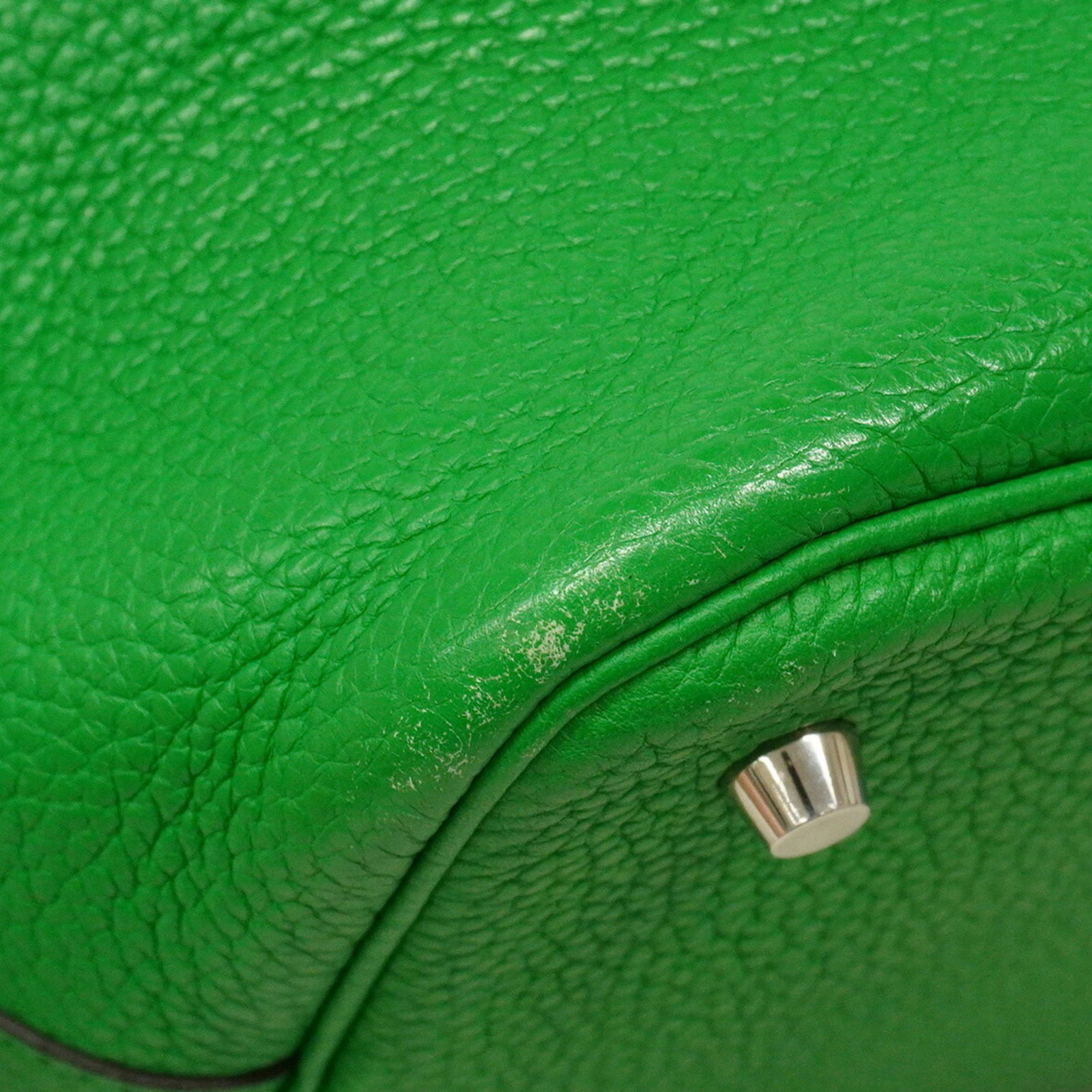 Leather Hermes Handbag Taurillon Clemence - 7