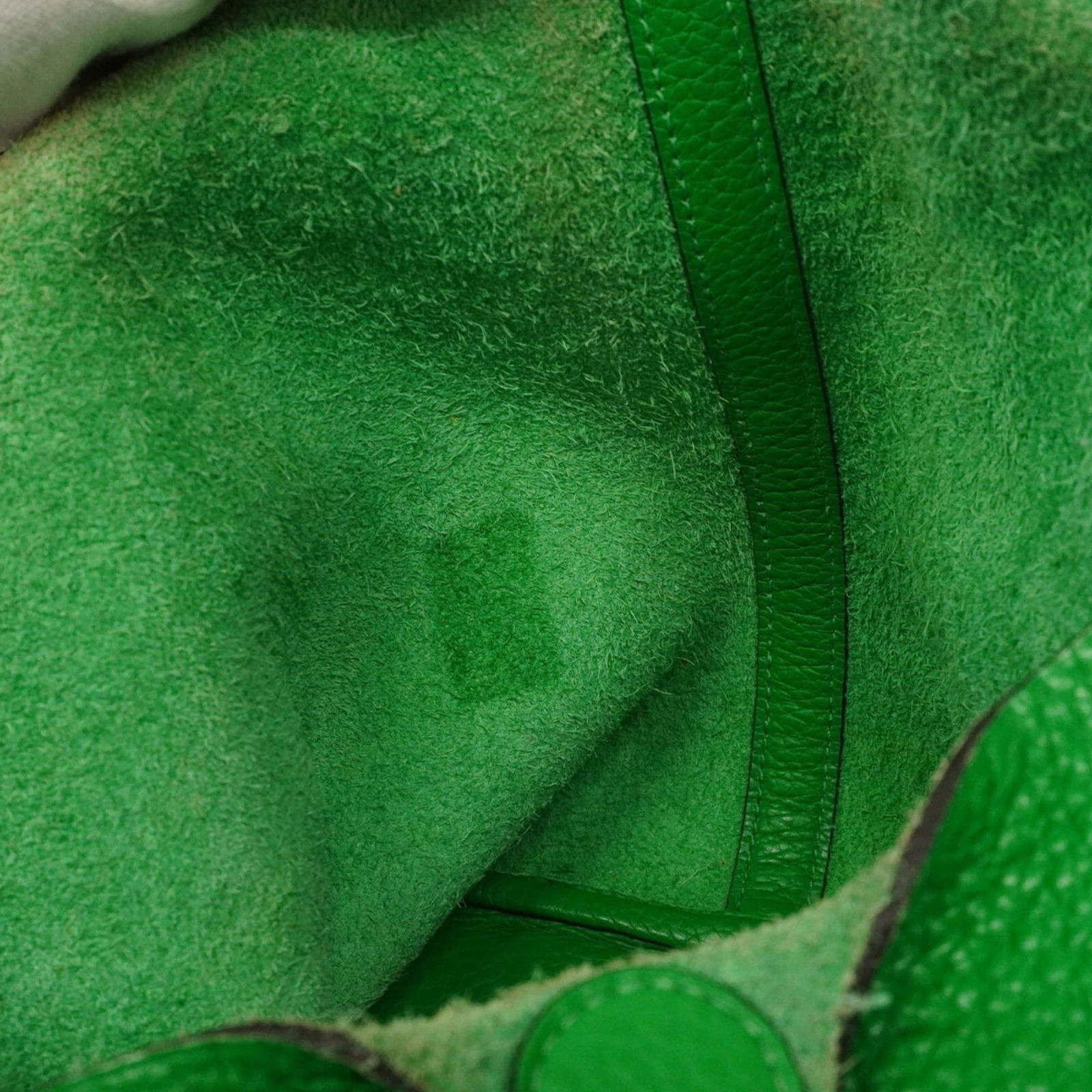 Leather Hermes Handbag Taurillon Clemence - 8