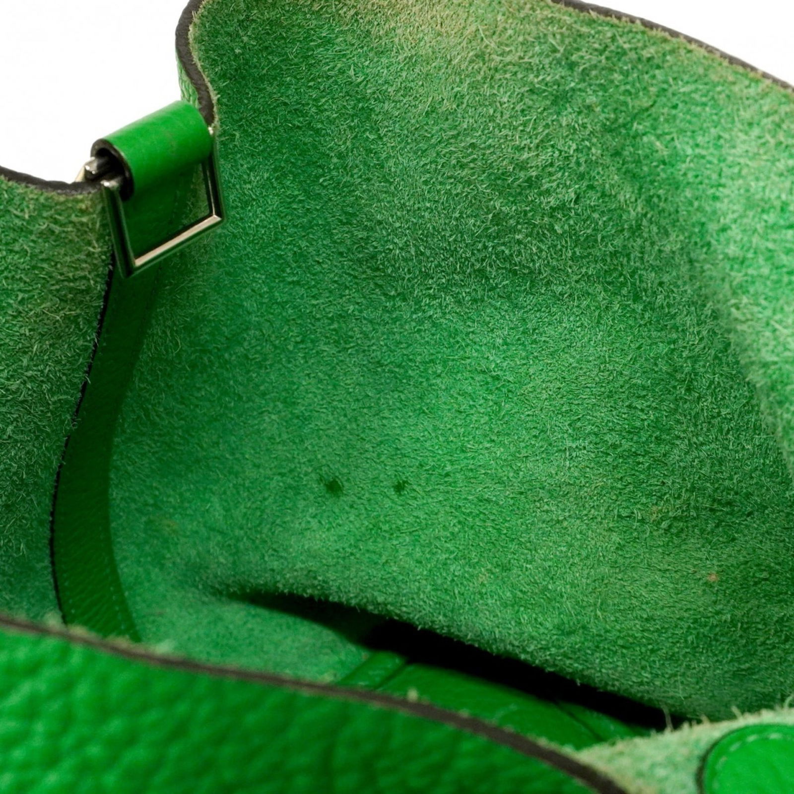 Leather Hermes Handbag Taurillon Clemence - 9