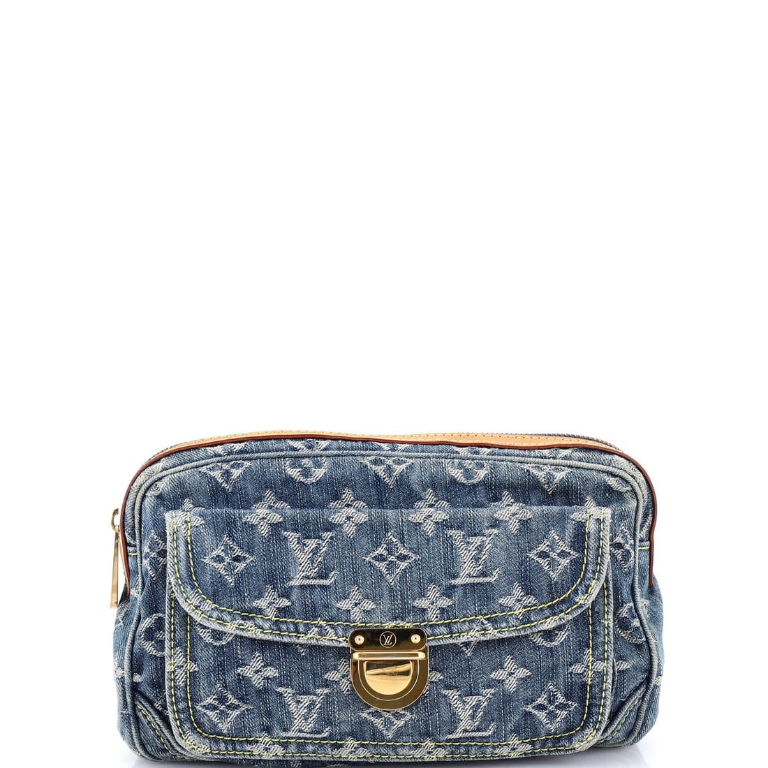 Denim Louis Vuitton Bum Bag: Denim Louis Vuitton Bum Bag This listing features Denim Louis Vuitton Bum Bag. Item specifics are provided below. Item Specifics: Brand: Louis Vuitton Exterior Material: Denim Style: Waist Bag