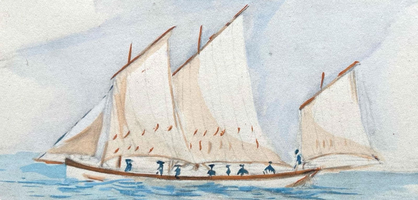 Lithograph - Henri de Toulouse-Lautrec - Composition - Toulouse-Lautrec - Album De Marine - 2