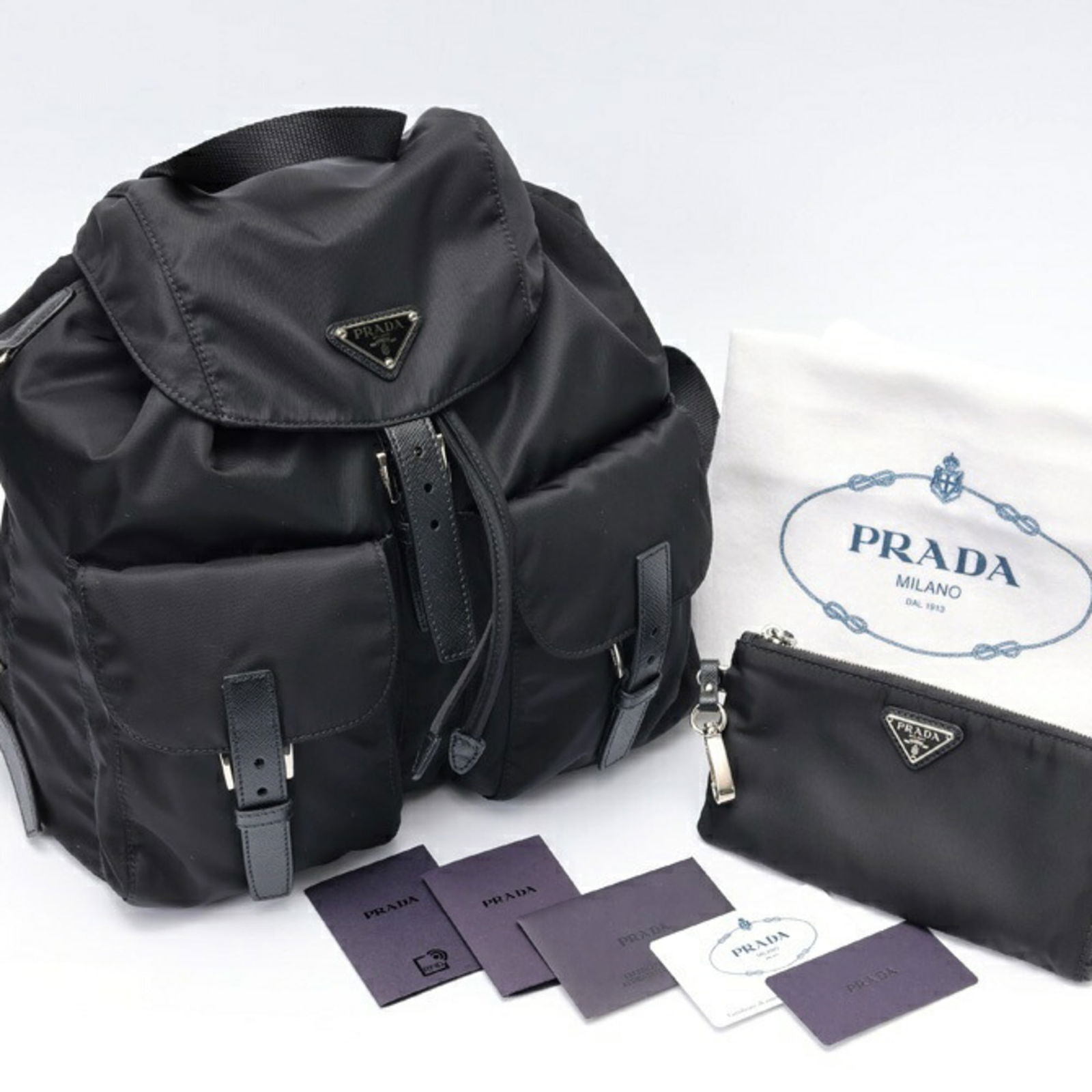Fabric Prada Backpack - 7