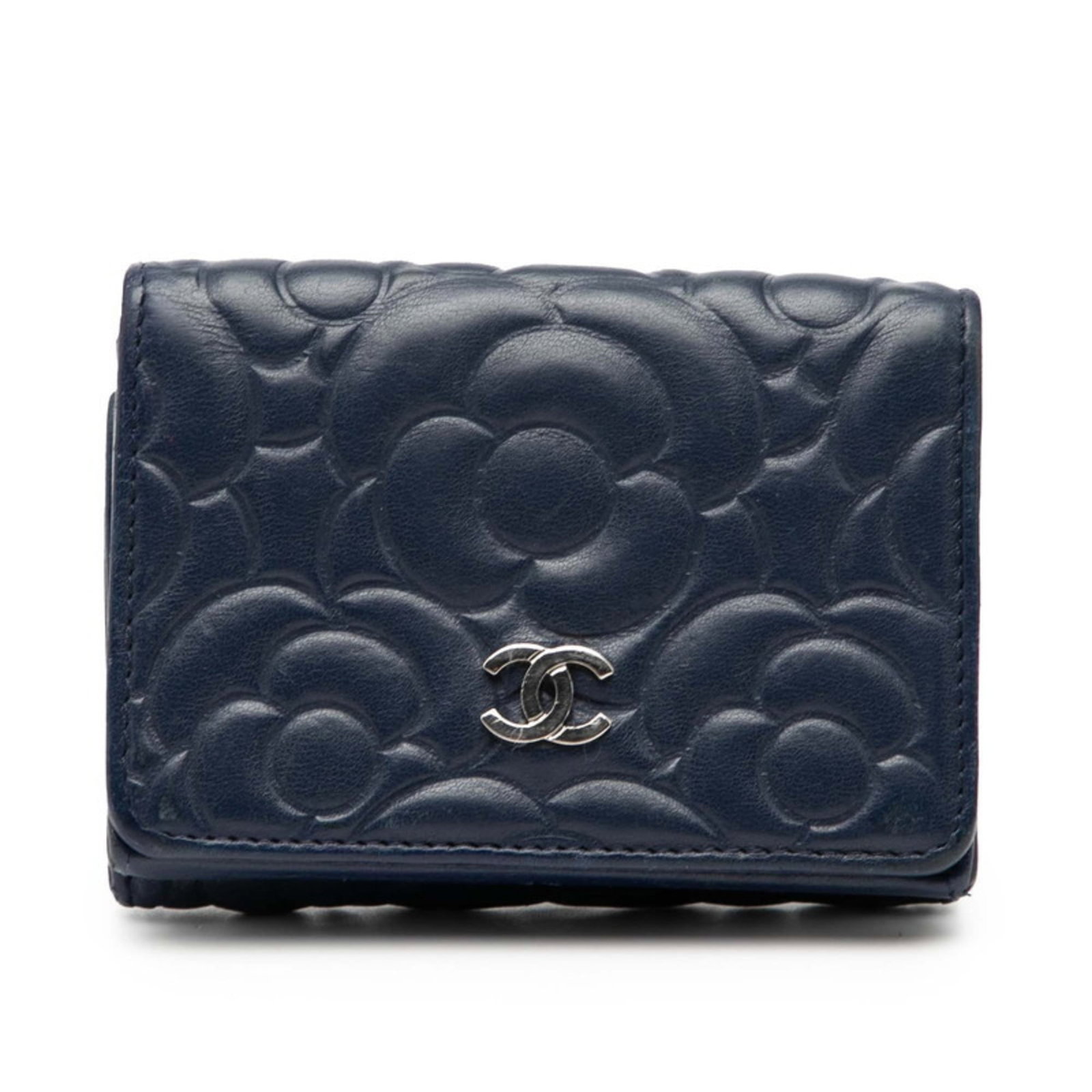 Leather Chanel Wallet (Tri-Fold): Leather Chanel Wallet (Tri-Fold) This listing features Leather Chanel Wallet (Tri-Fold). Item specifics are provided below. Item Specifics: Brand: Chanel Type: Wallet (Tri-Fold) Gender: Women