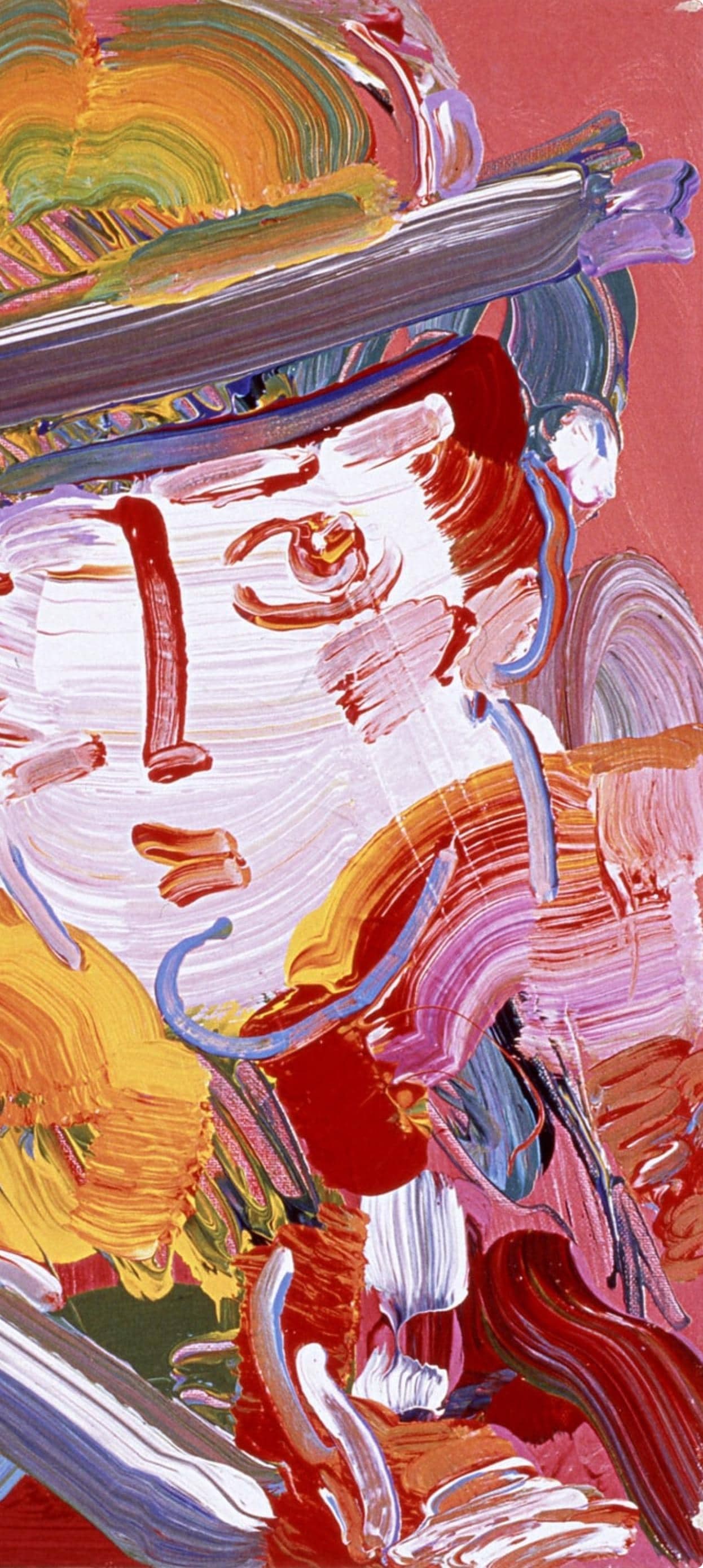 Official Lithograph - Peter Max - Abstract Zero - Hand Signed - 5