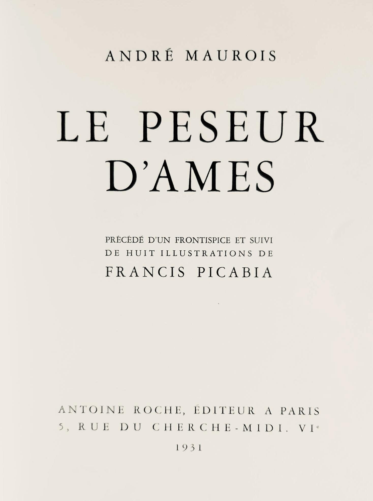 Lithograph - Francis Picabia - Composition - Le Peseur d'mes (The Weigher of Souls) - 7