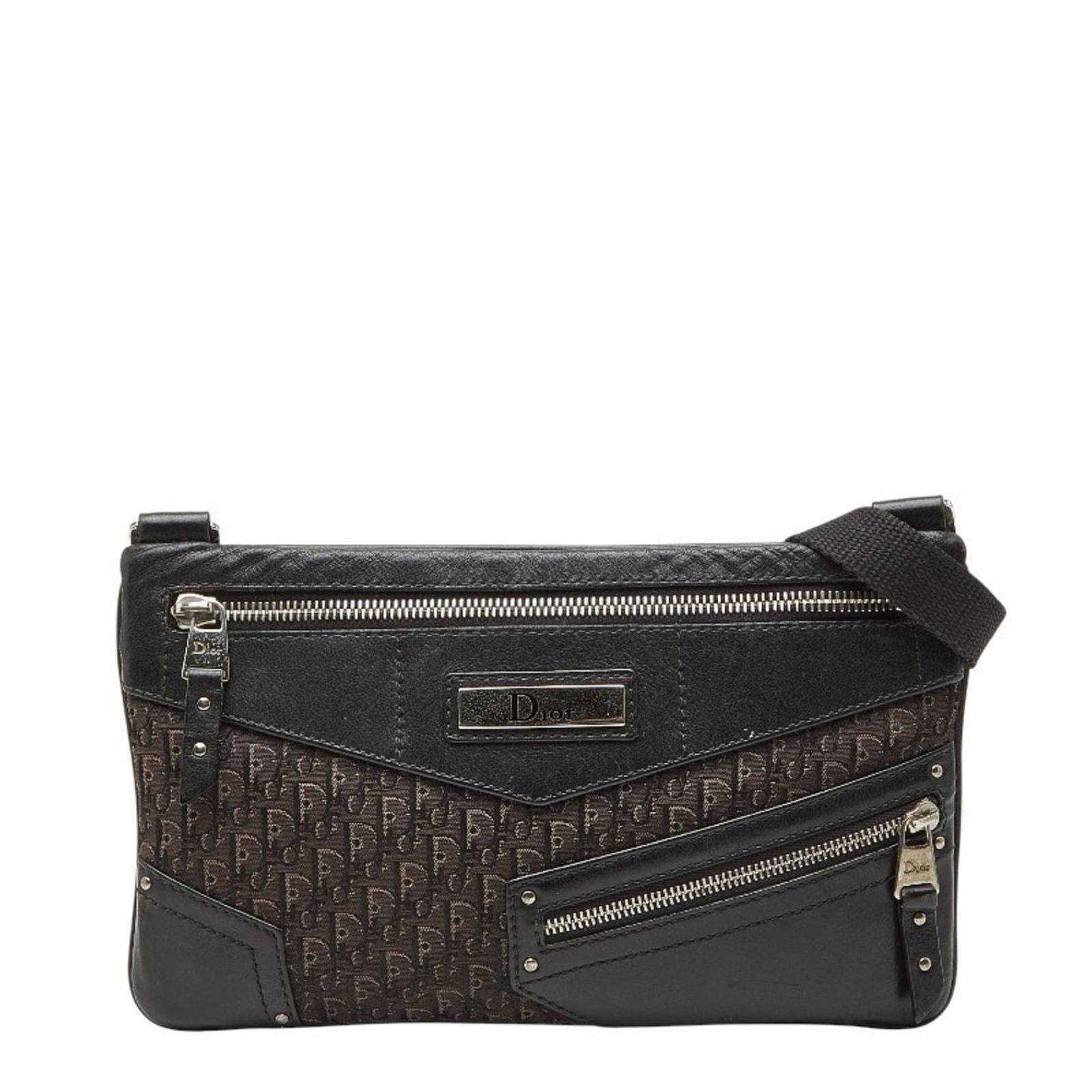 Leather - Christian Dior Shoulder Bag Canvas (1 of 8)