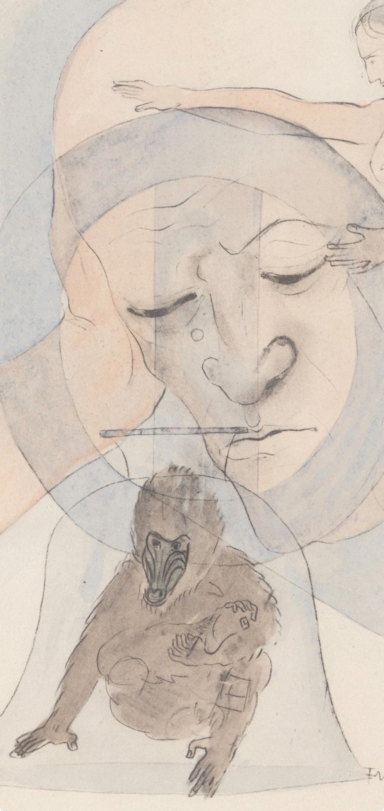 Lithograph - Francis Picabia - Composition - Le Peseur d'mes (The Weigher of Souls) - 2