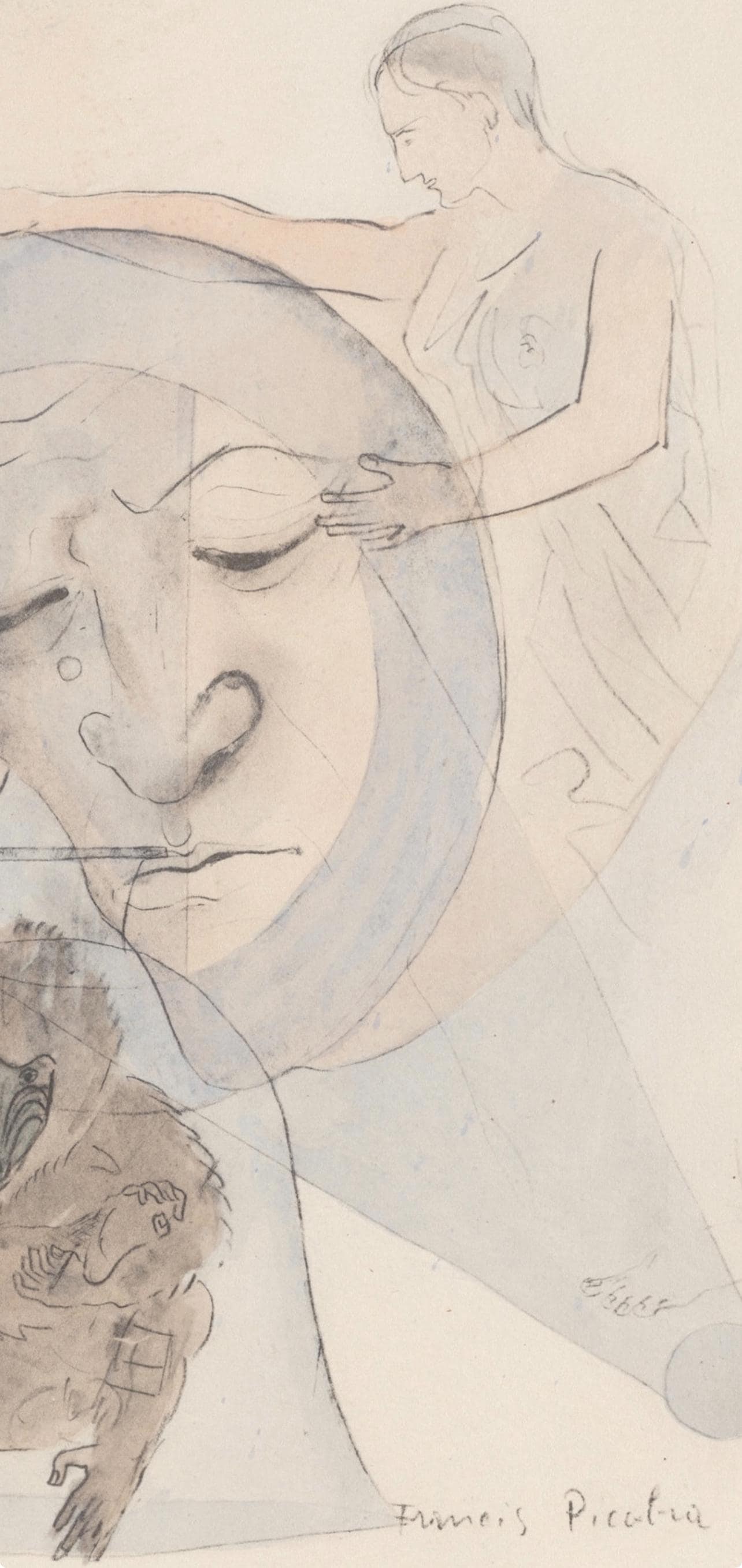 Lithograph - Francis Picabia - Composition - Le Peseur d'mes (The Weigher of Souls) - 3