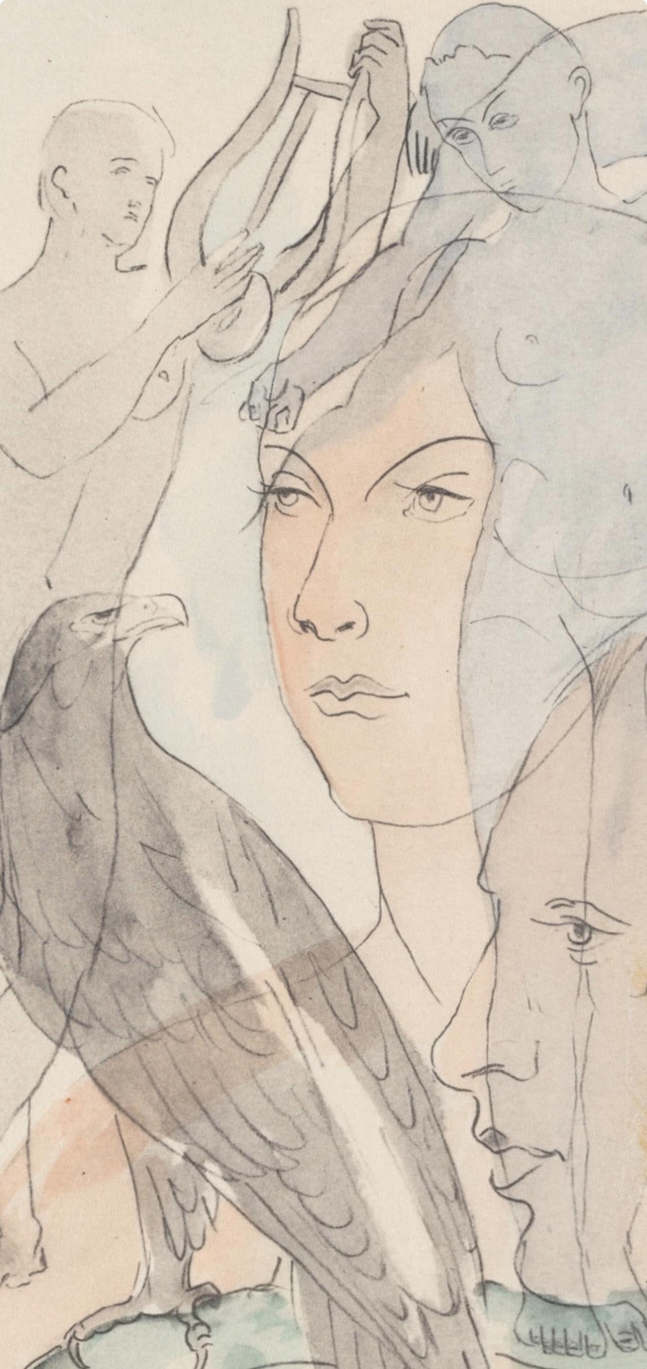 Lithograph - Francis Picabia - Composition - Le Peseur d'mes (The Weigher of Souls) - 3