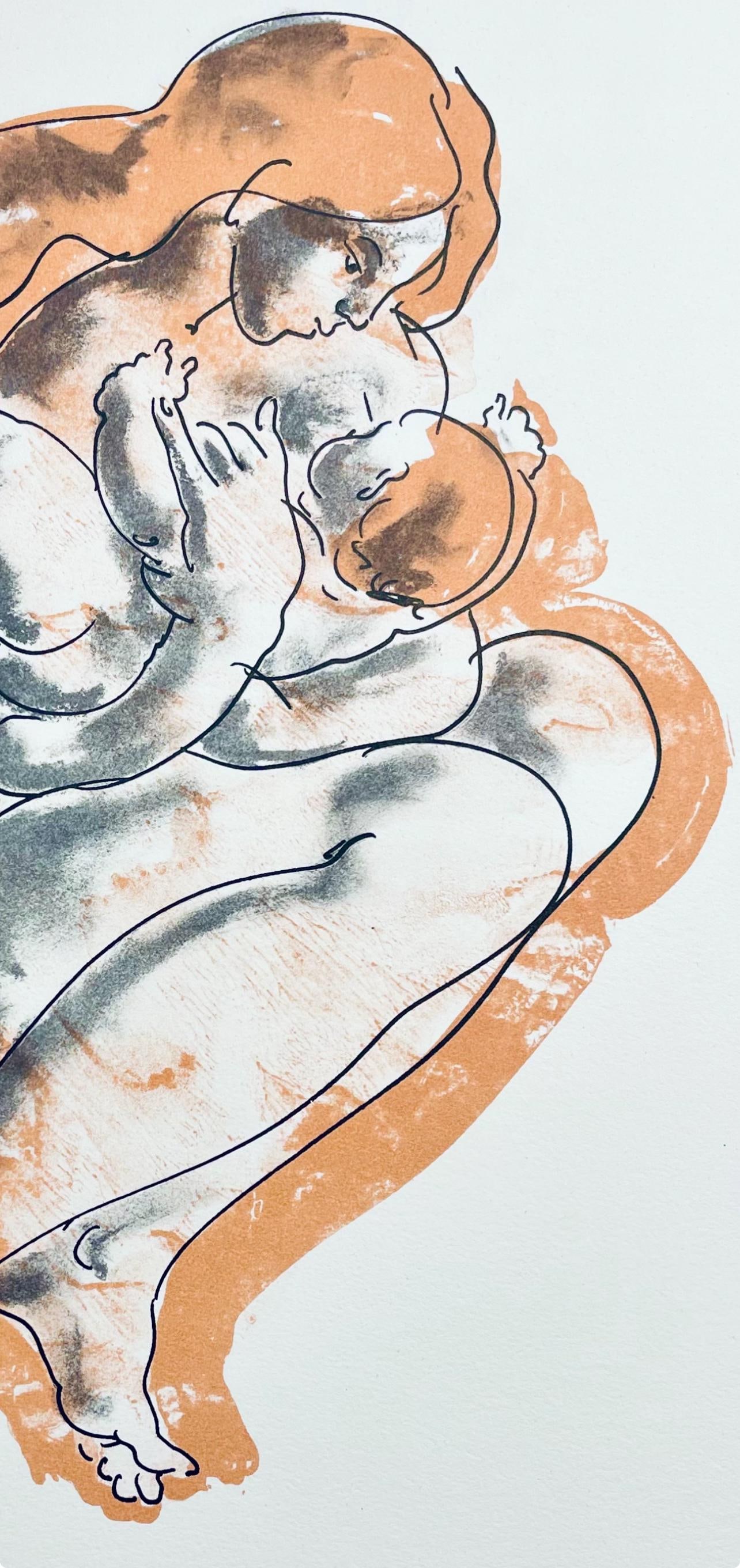 Lithograph - Hans Erni - Composition - Rflexions Simples Sur Le Corps - 3