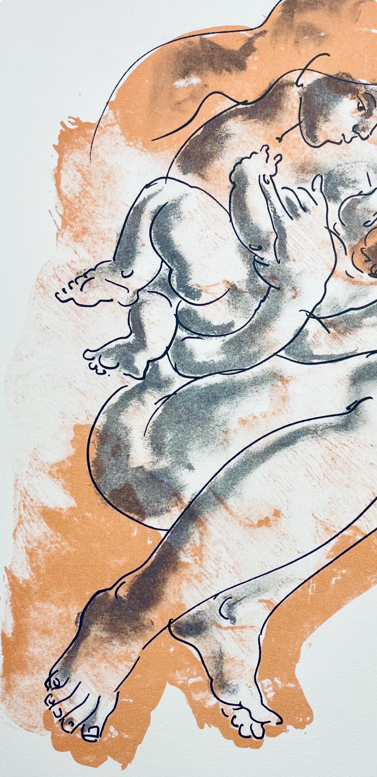 Lithograph - Hans Erni - Composition - Rflexions Simples Sur Le Corps - 4