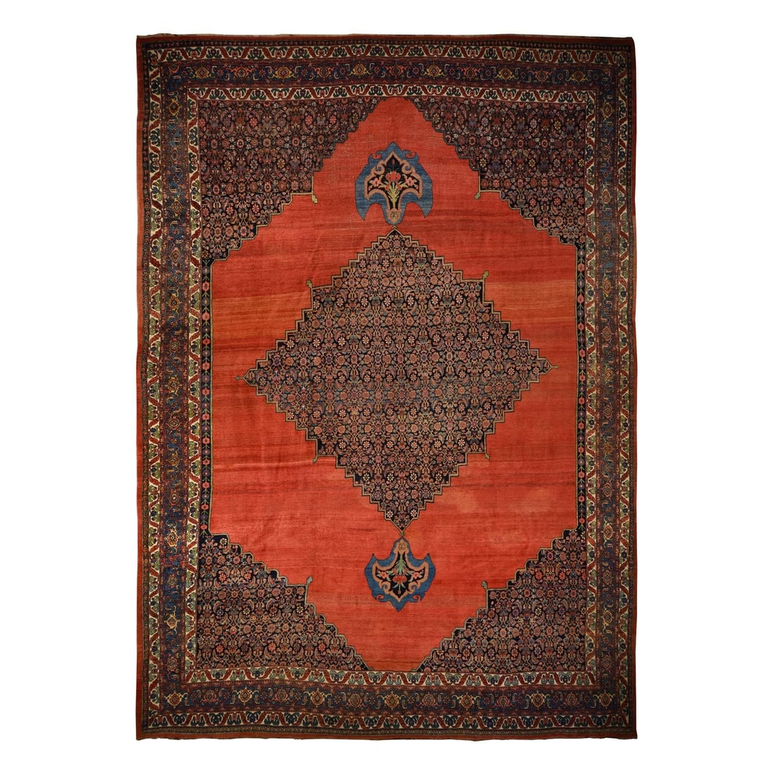 Rug 13'6"x19'2" Red Antique Zoroastrian 100% Wool Hand Knotted Clean XL (1 of 10)