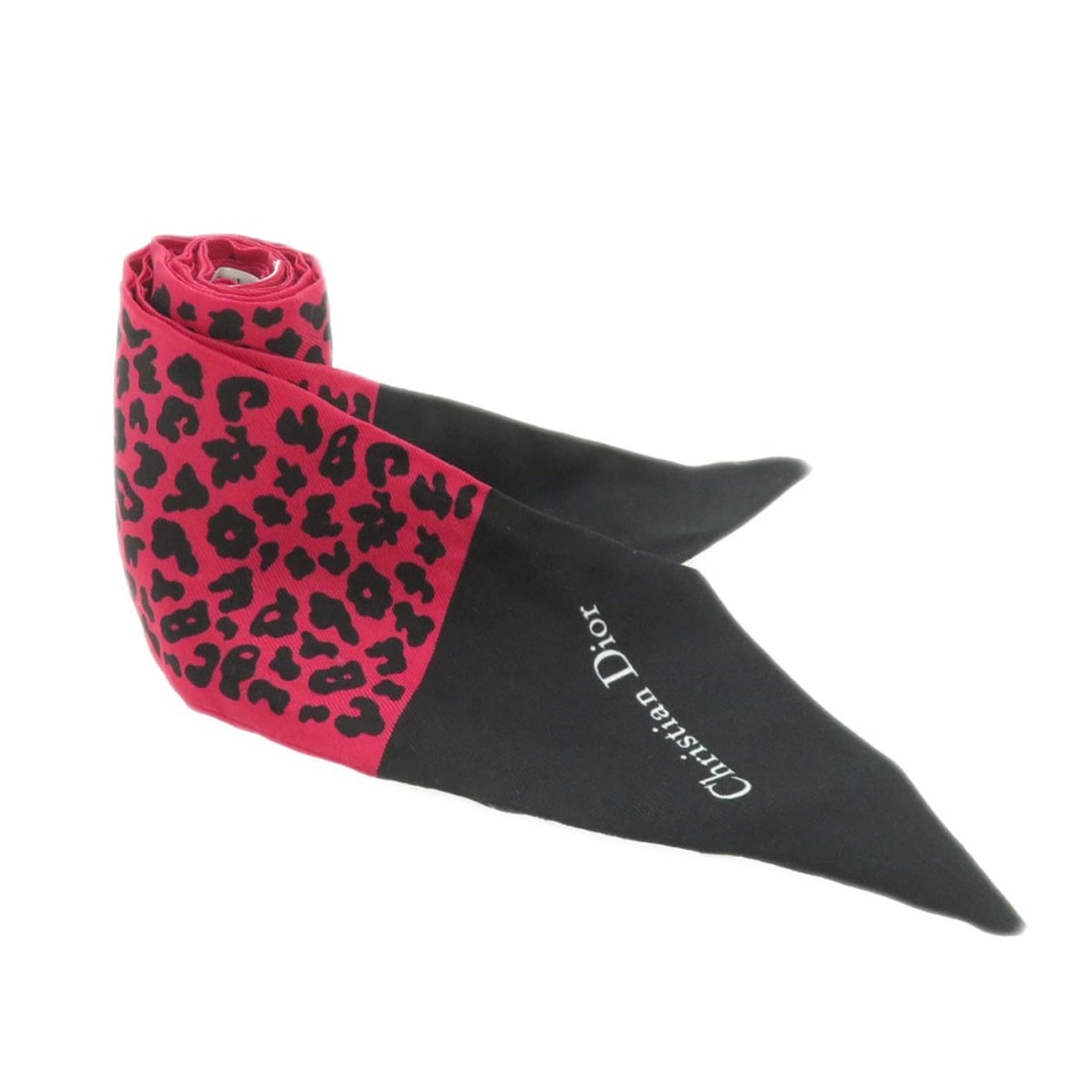 Silk CHRISTIAN DIOR Mitsa Leopard Scarf (1 of 7)