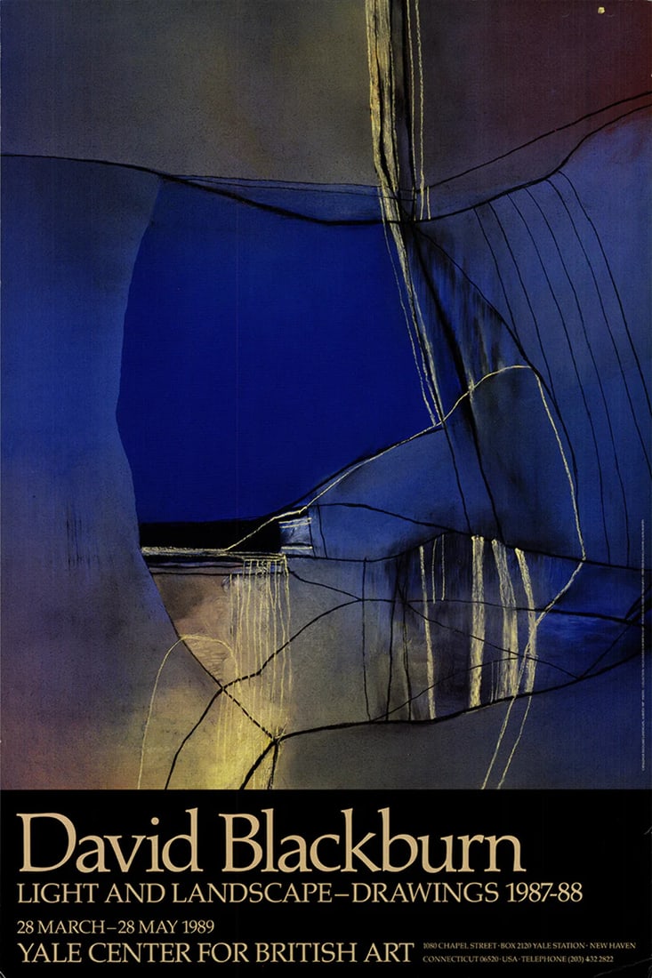 Contemporar DAVID BLACKBURN Light and Landscape 30" x 20" Offset Lithograph 1989 (1 of 4)