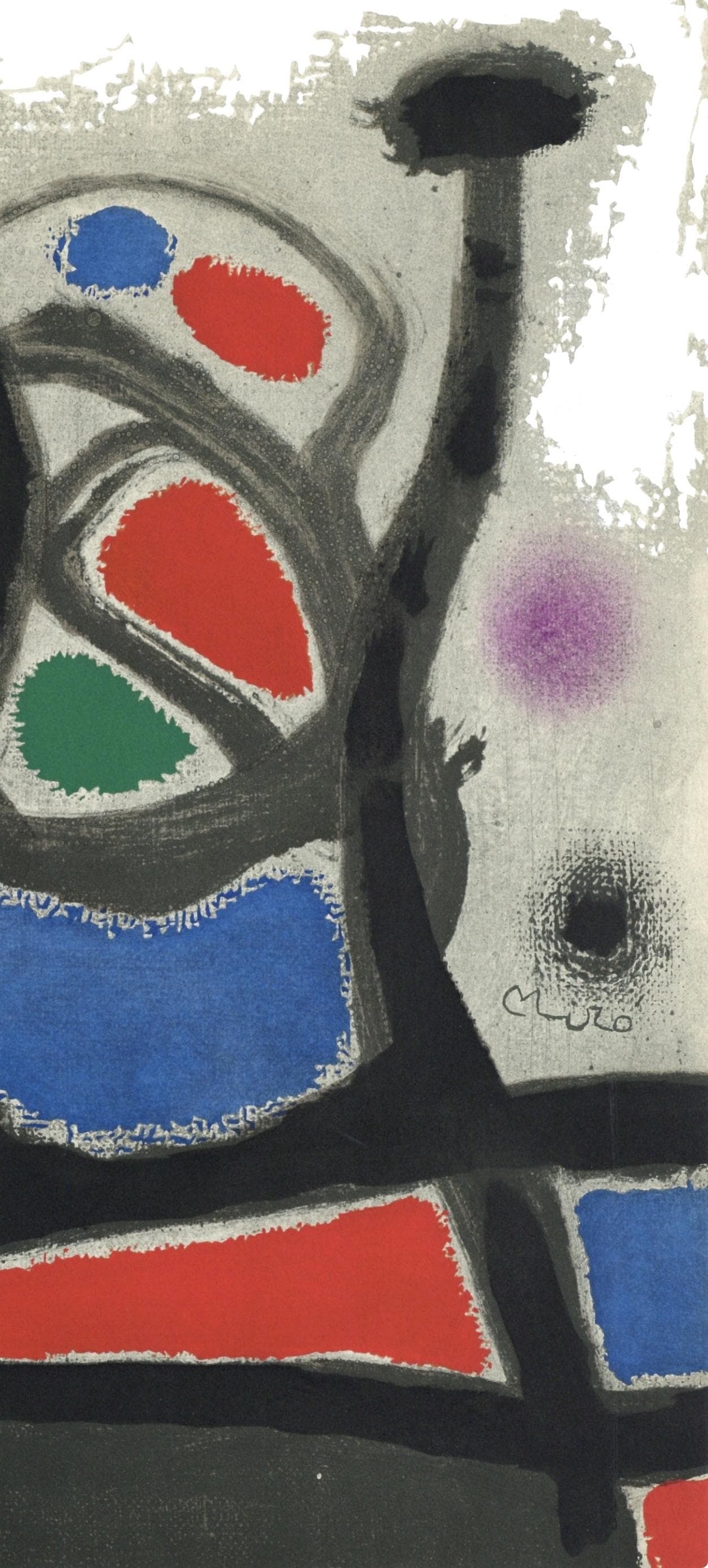 Lithograph - Joan Mir - L'Oiseau solaire - L'Oiseau lunaire - tincelles (Cramer 117; Dupin 447-48) - 3