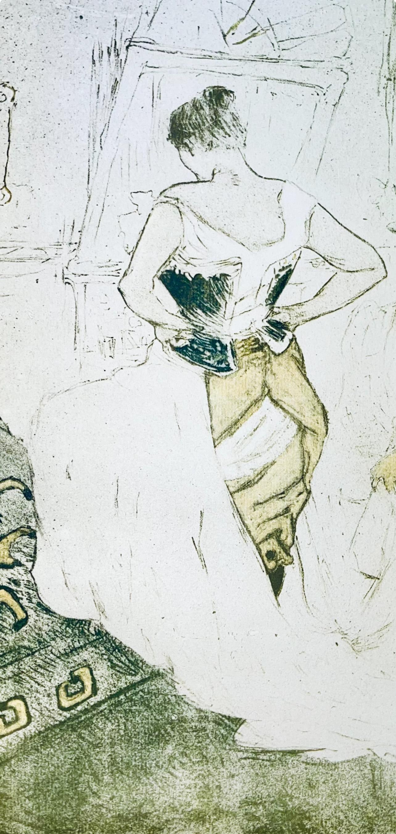 Lithograph - Henri de Toulouse-Lautrec - Composition - Images de Lautrec - 21 Planches en Couleurs - 3