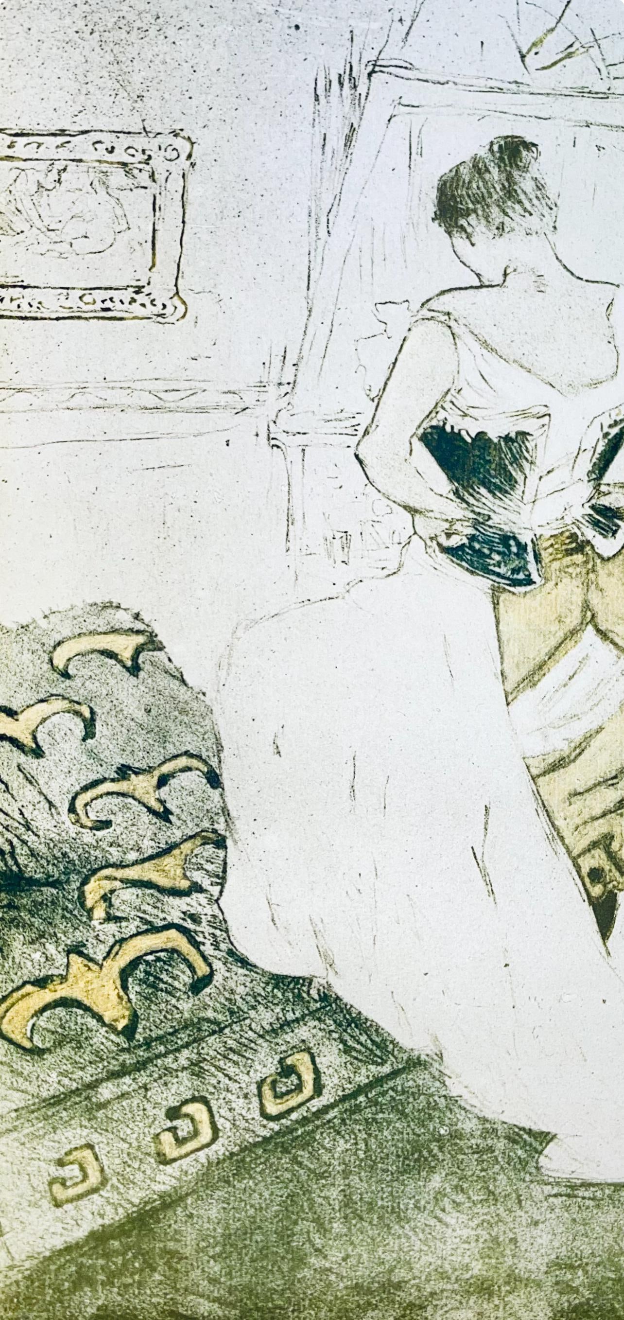 Lithograph - Henri de Toulouse-Lautrec - Composition - Images de Lautrec - 21 Planches en Couleurs - 4