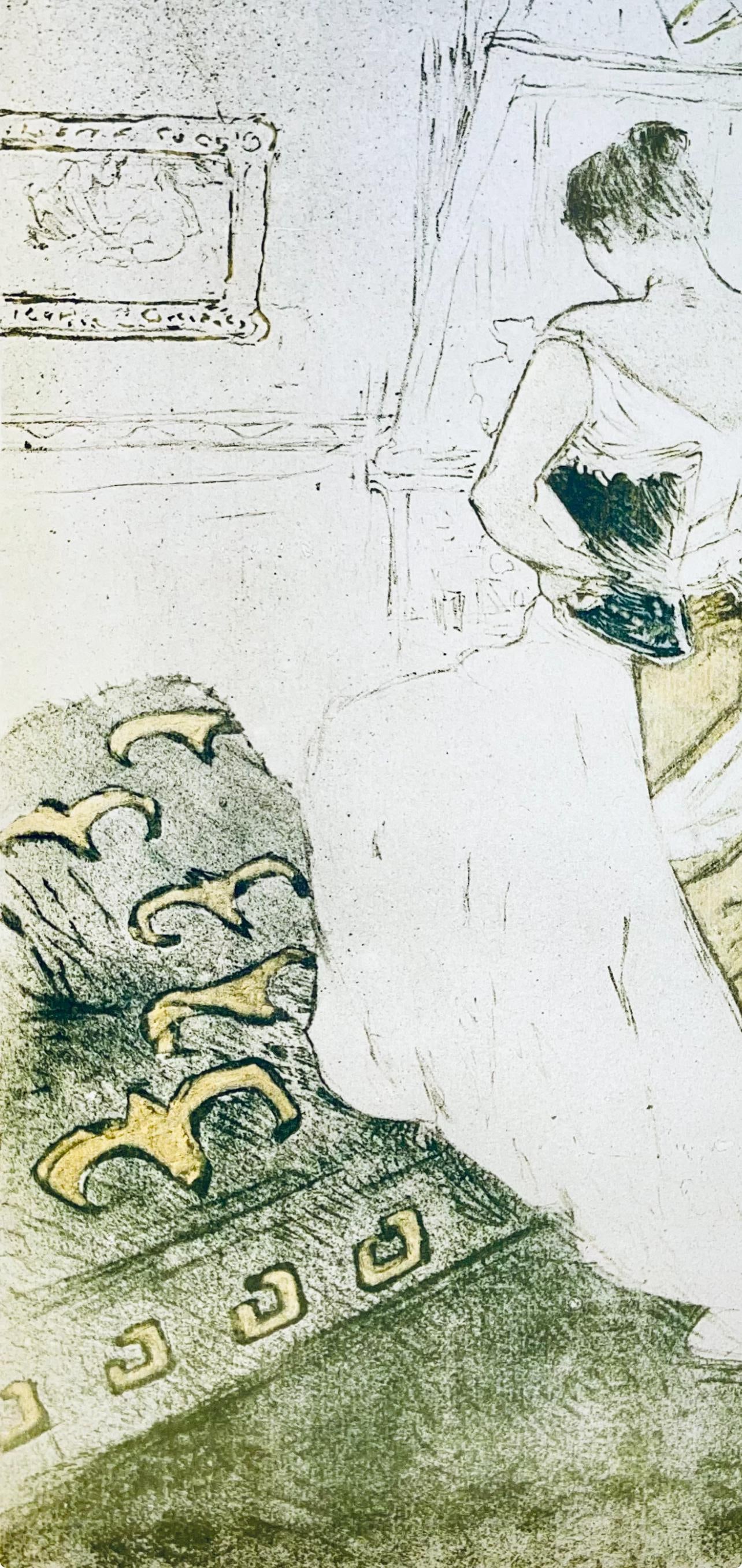 Lithograph - Henri de Toulouse-Lautrec - Composition - Images de Lautrec - 21 Planches en Couleurs - 5