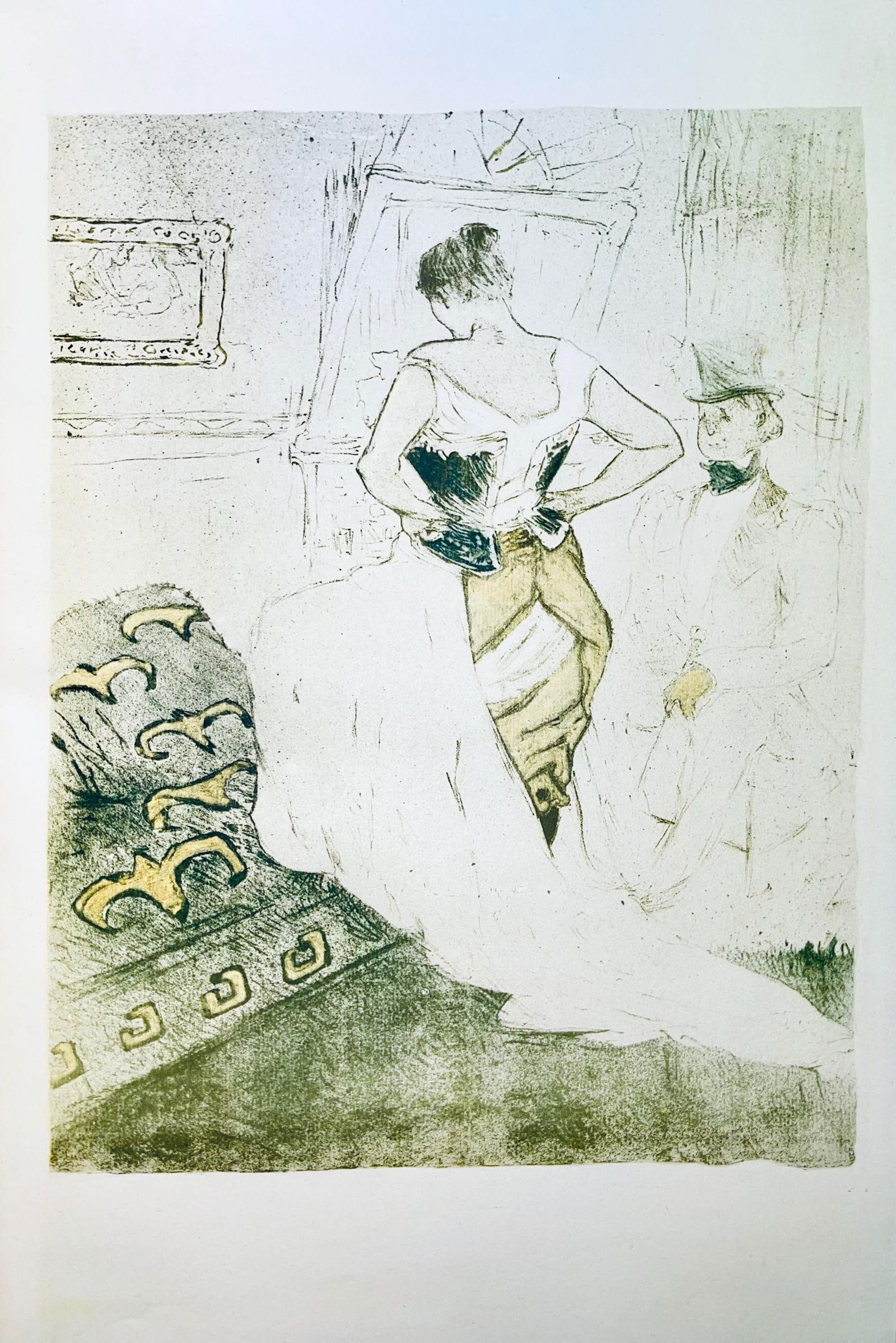 Lithograph - Henri de Toulouse-Lautrec - Composition - Images de Lautrec - 21 Planches en Couleurs - 6