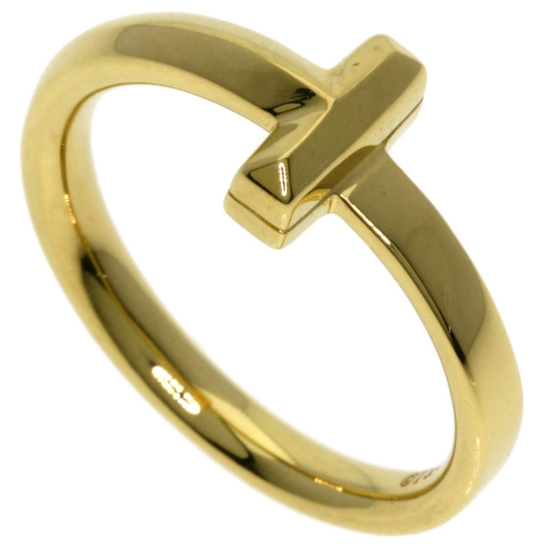 Gold TIFFANY&Co. T One Narrow Ring K18 Yellow (1 of 6)