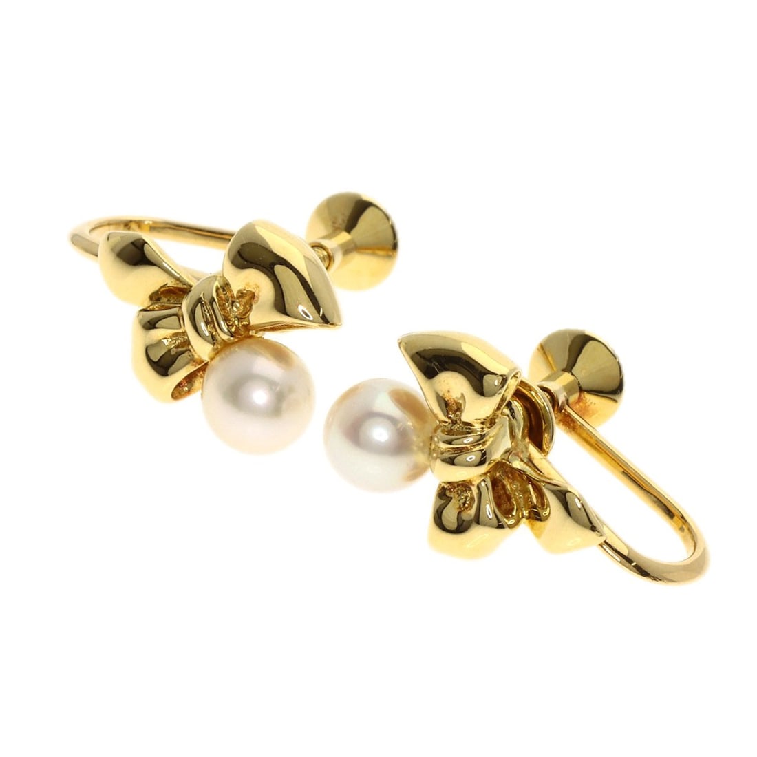 Gold MIKIMOTO Ribbon Pearl Earring K18 Yellow: Gold MIKIMOTO Ribbon Pearl Earring K18 Yellow This listing features Gold MIKIMOTO Ribbon Pearl Earring K18 Yellow. Item specifics are provided below. Item Specifics: Brand: MIKIMOTO Style: Earring
