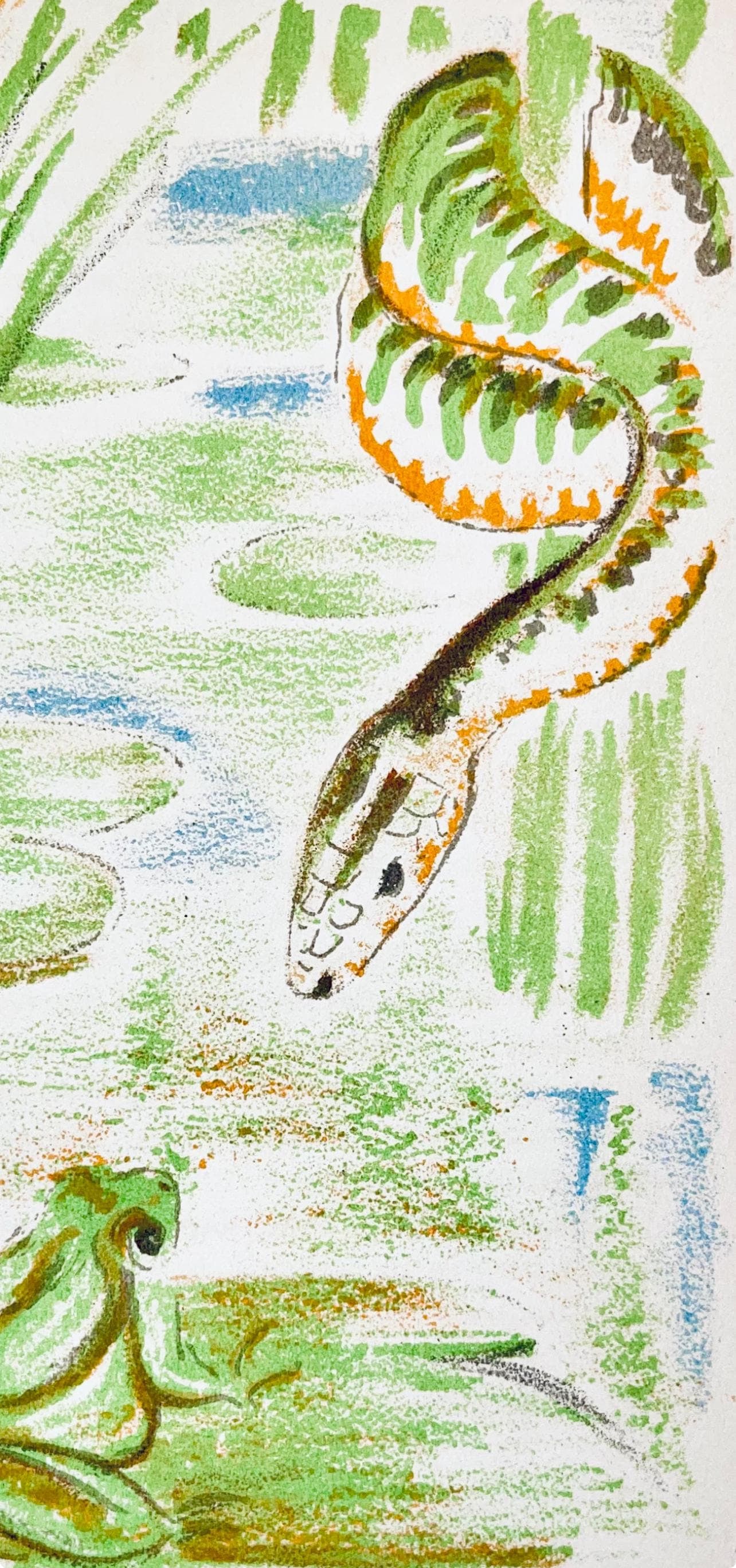 Lithograph - Maurice Mourlot - Composition - de Goupil a Margot - Histoires De Btes - 4