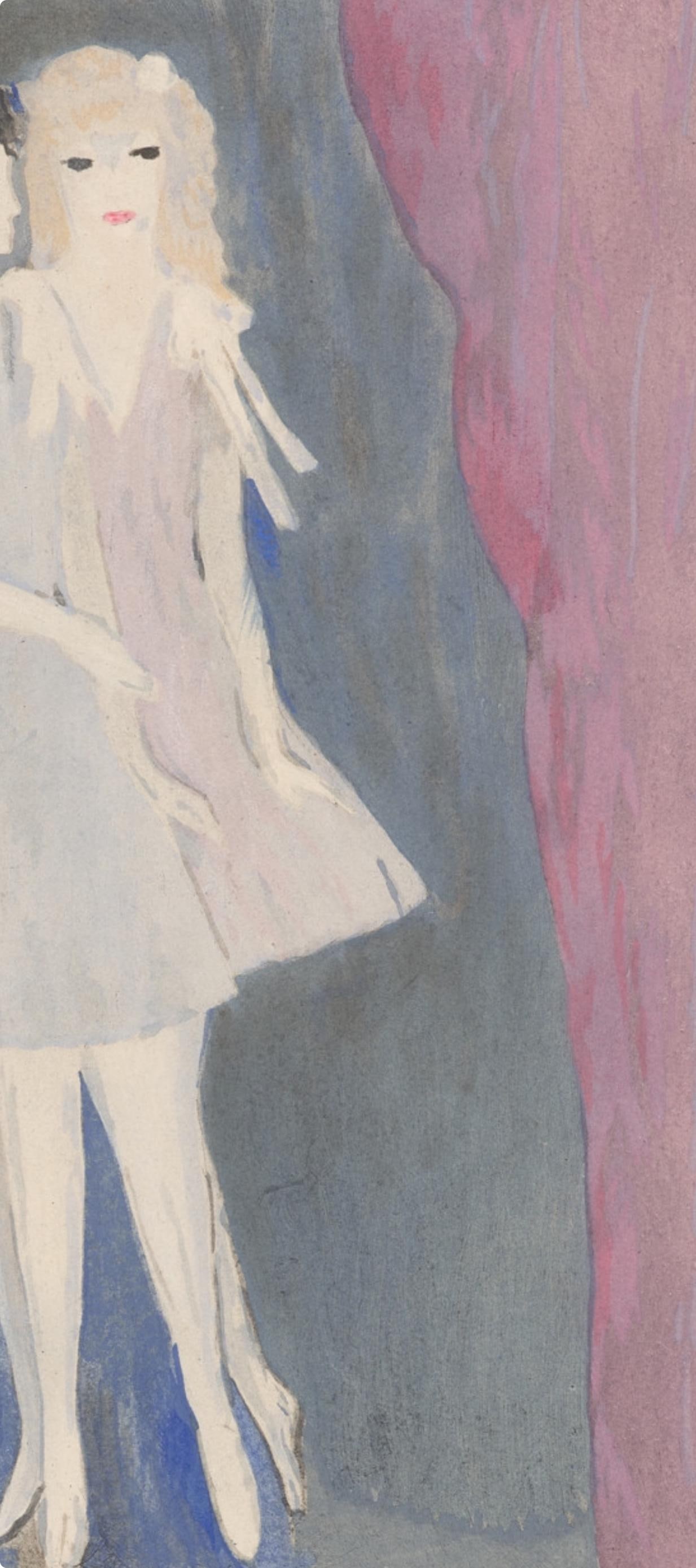 Lithograph - Marie Laurencin - Composition - Les Biches - 4